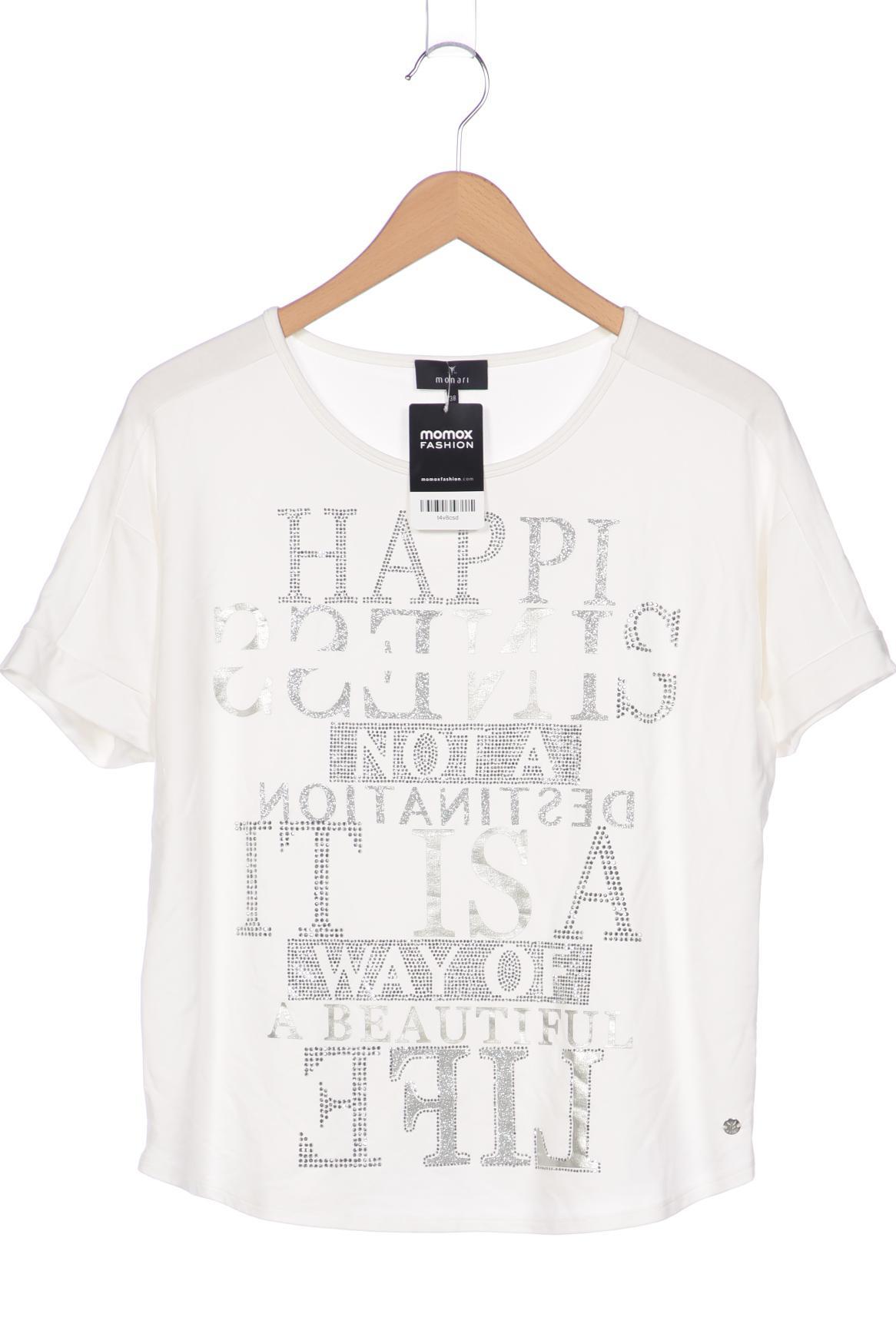 

monari Damen T-Shirt, weiß, Gr. 38