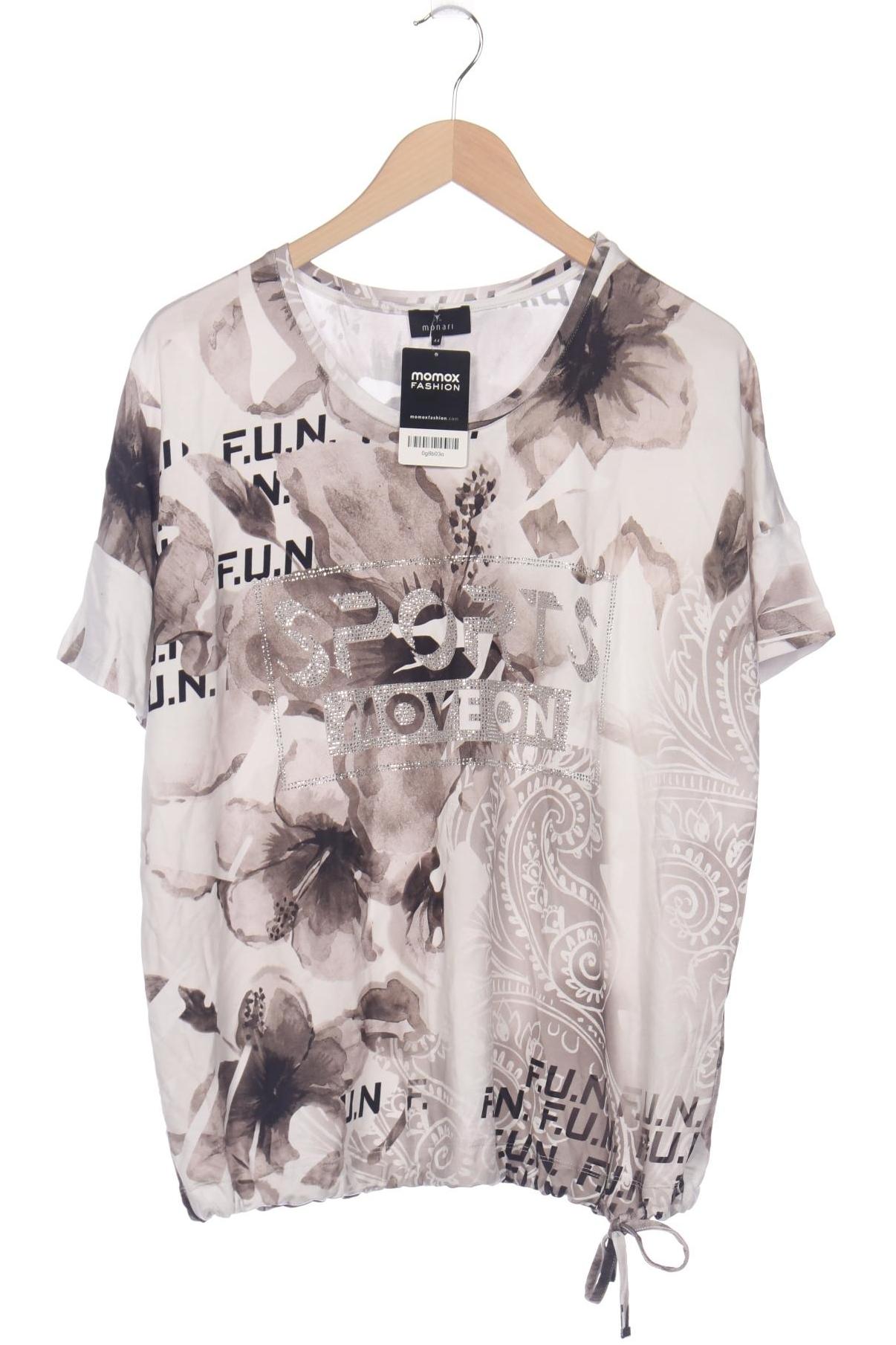 

monari Damen T-Shirt, cremeweiß, Gr. 44