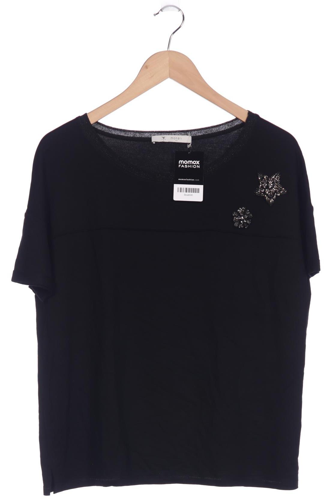 

monari Damen T-Shirt, schwarz, Gr. 40