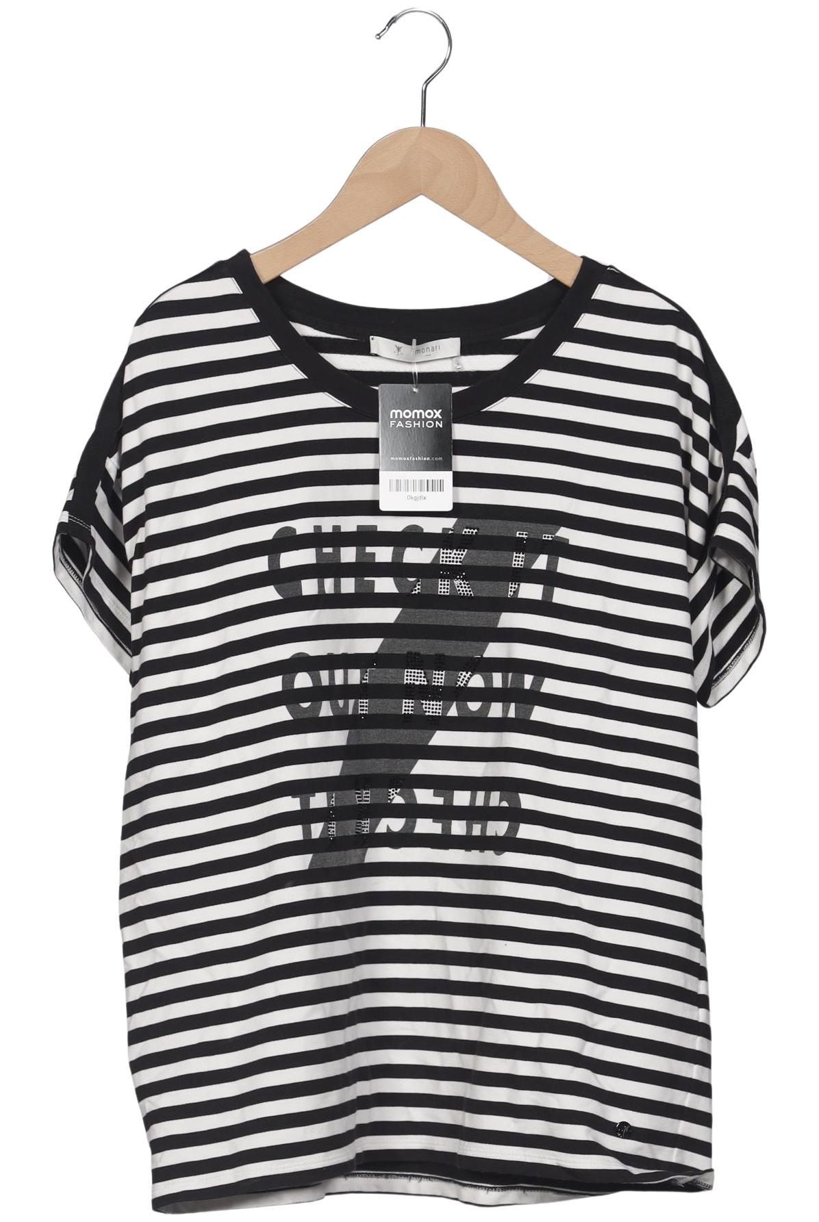 

monari Damen T-Shirt, schwarz, Gr. 40