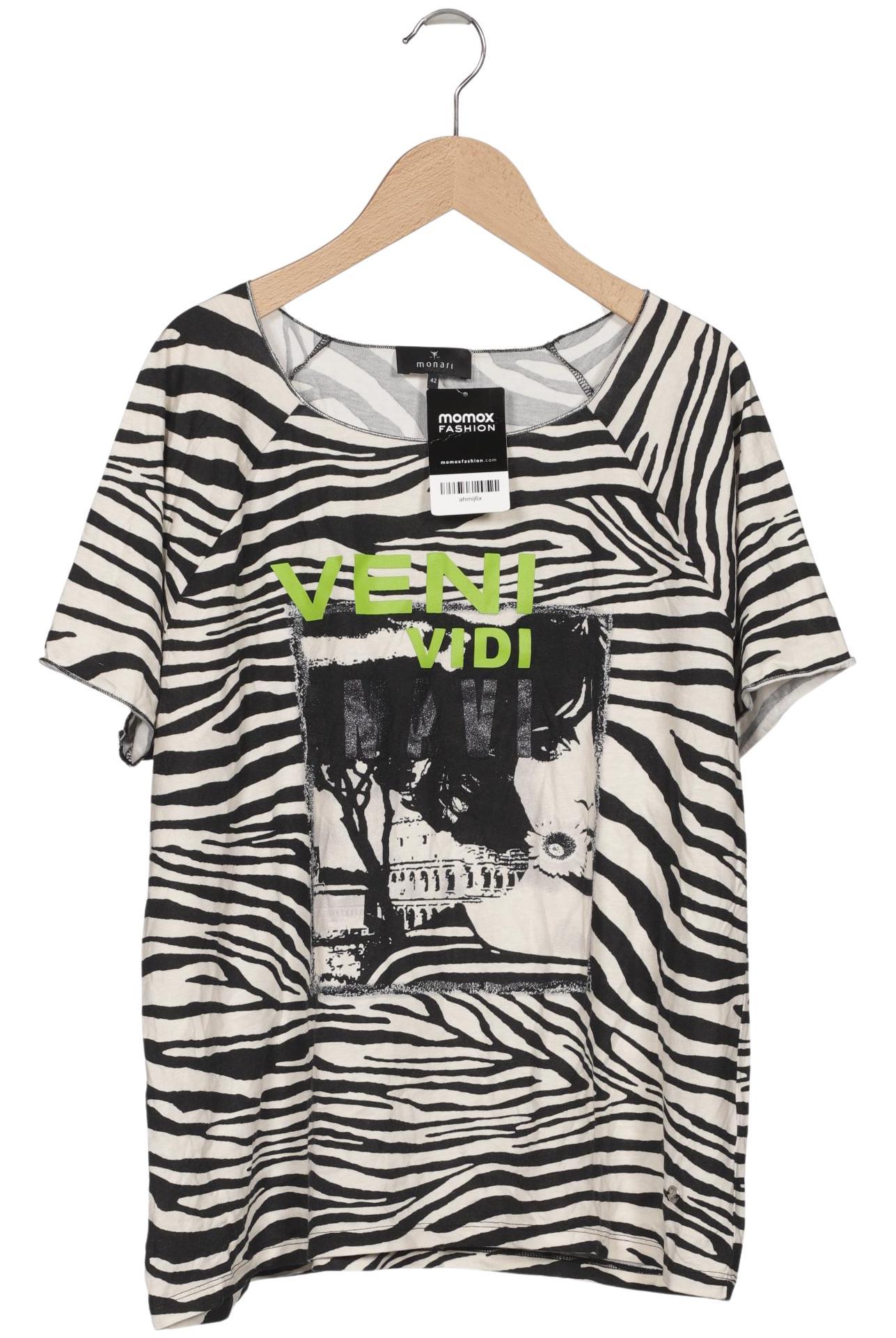 

monari Damen T-Shirt, schwarz, Gr. 42