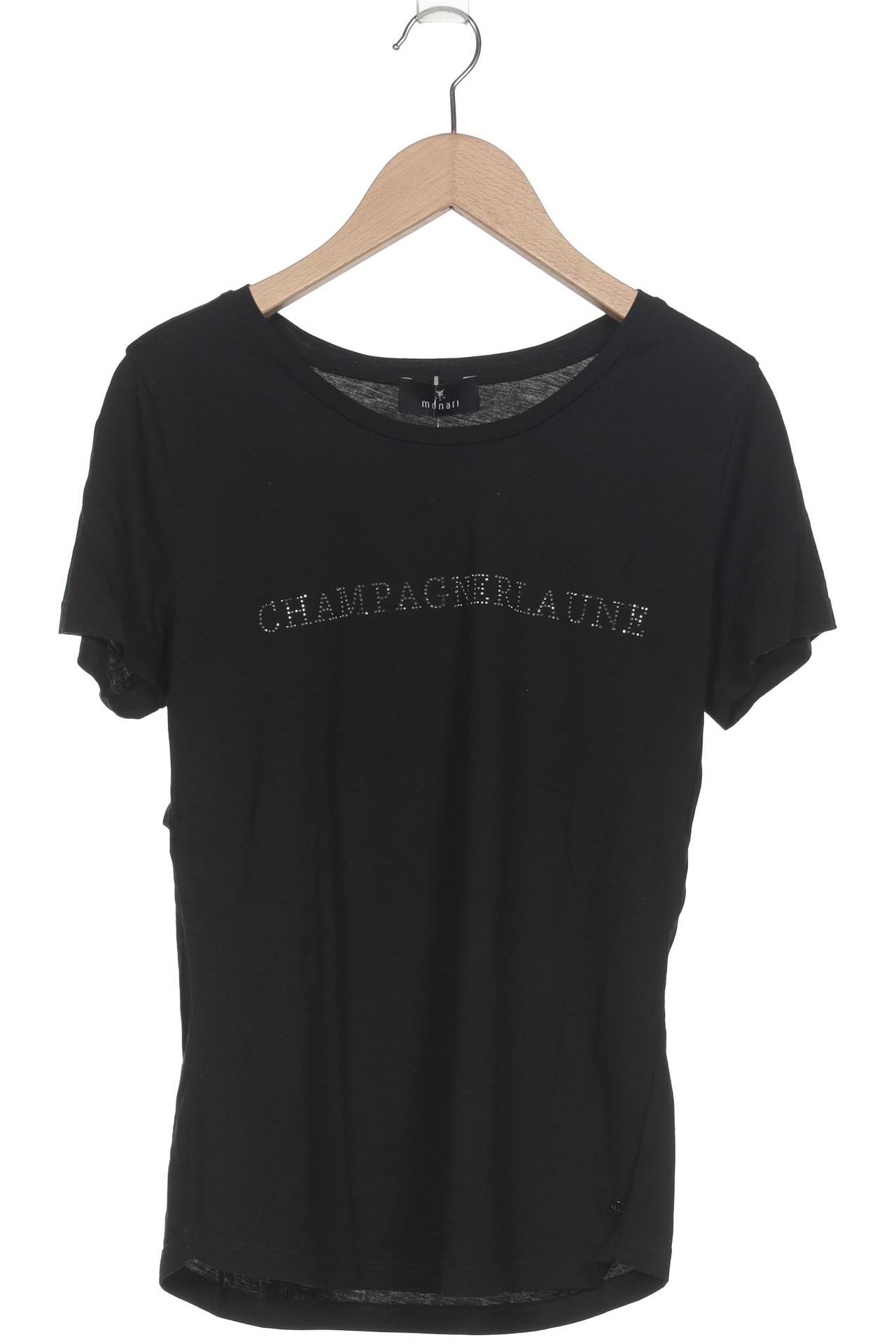 

monari Damen T-Shirt, schwarz, Gr. 36