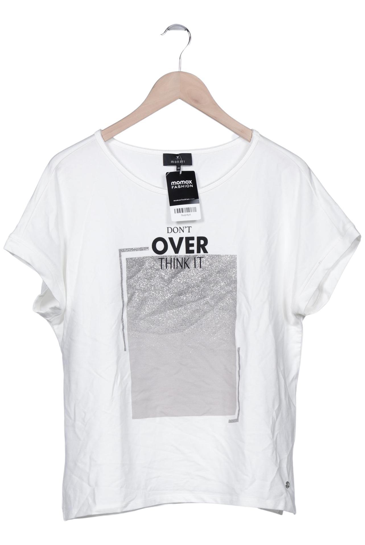 

monari Damen T-Shirt, weiß, Gr. 40