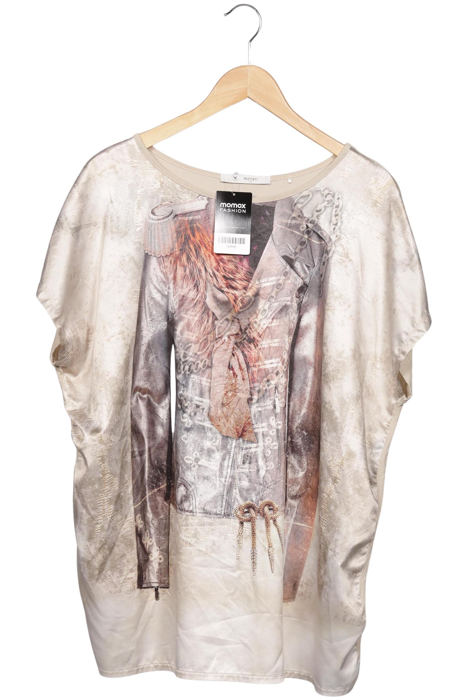 

monari Damen T-Shirt, beige, Gr. 46