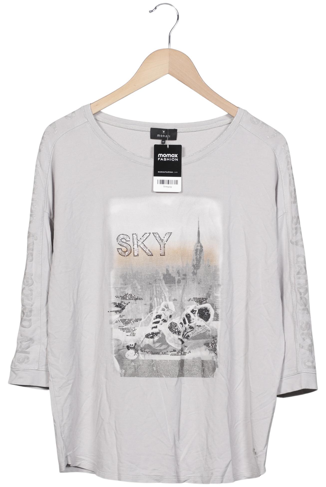 

monari Damen T-Shirt, grau, Gr. 40