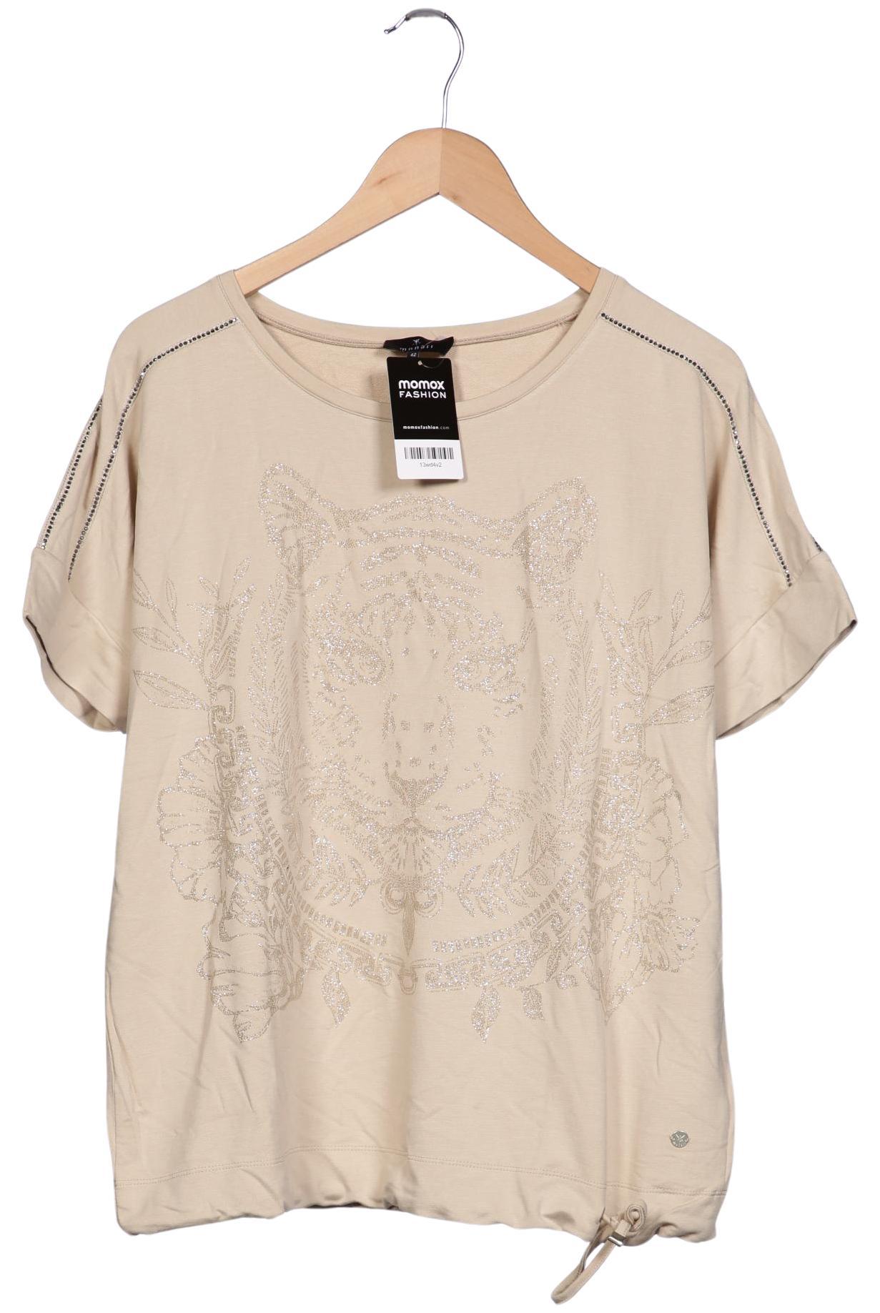 

monari Damen T-Shirt, beige, Gr. 42