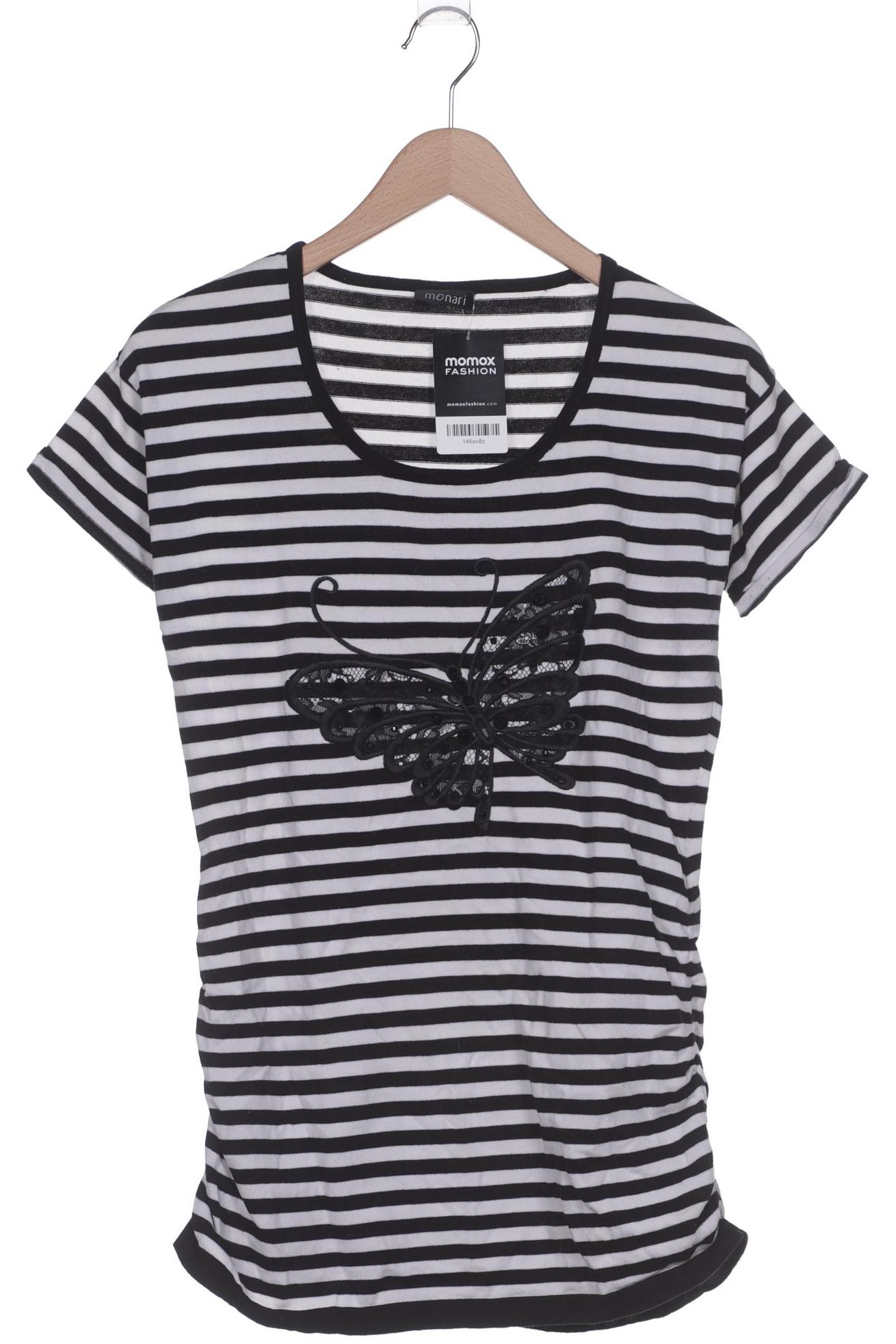 

monari Damen T-Shirt, schwarz, Gr. 40