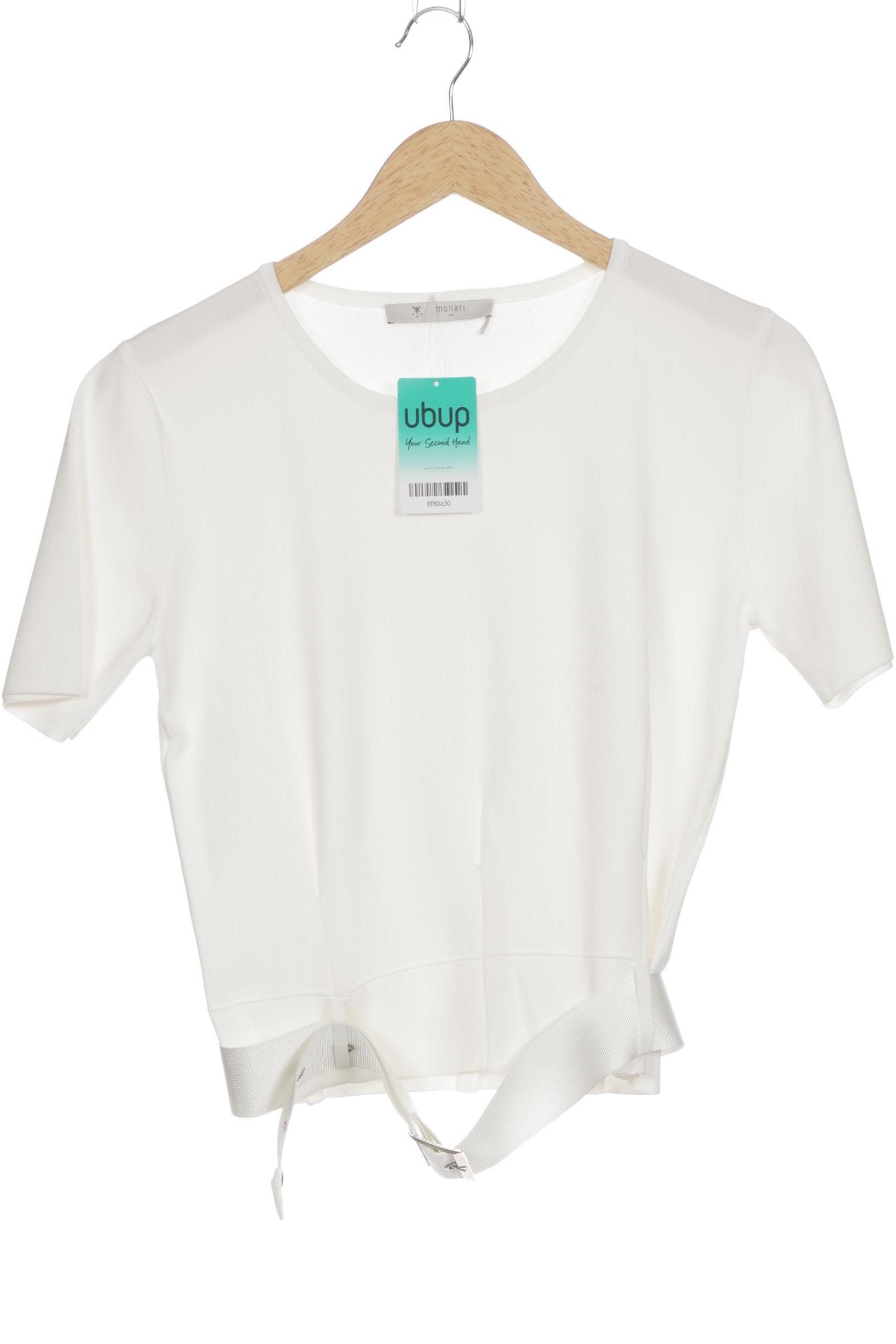 

monari Damen T-Shirt, weiß, Gr. 38