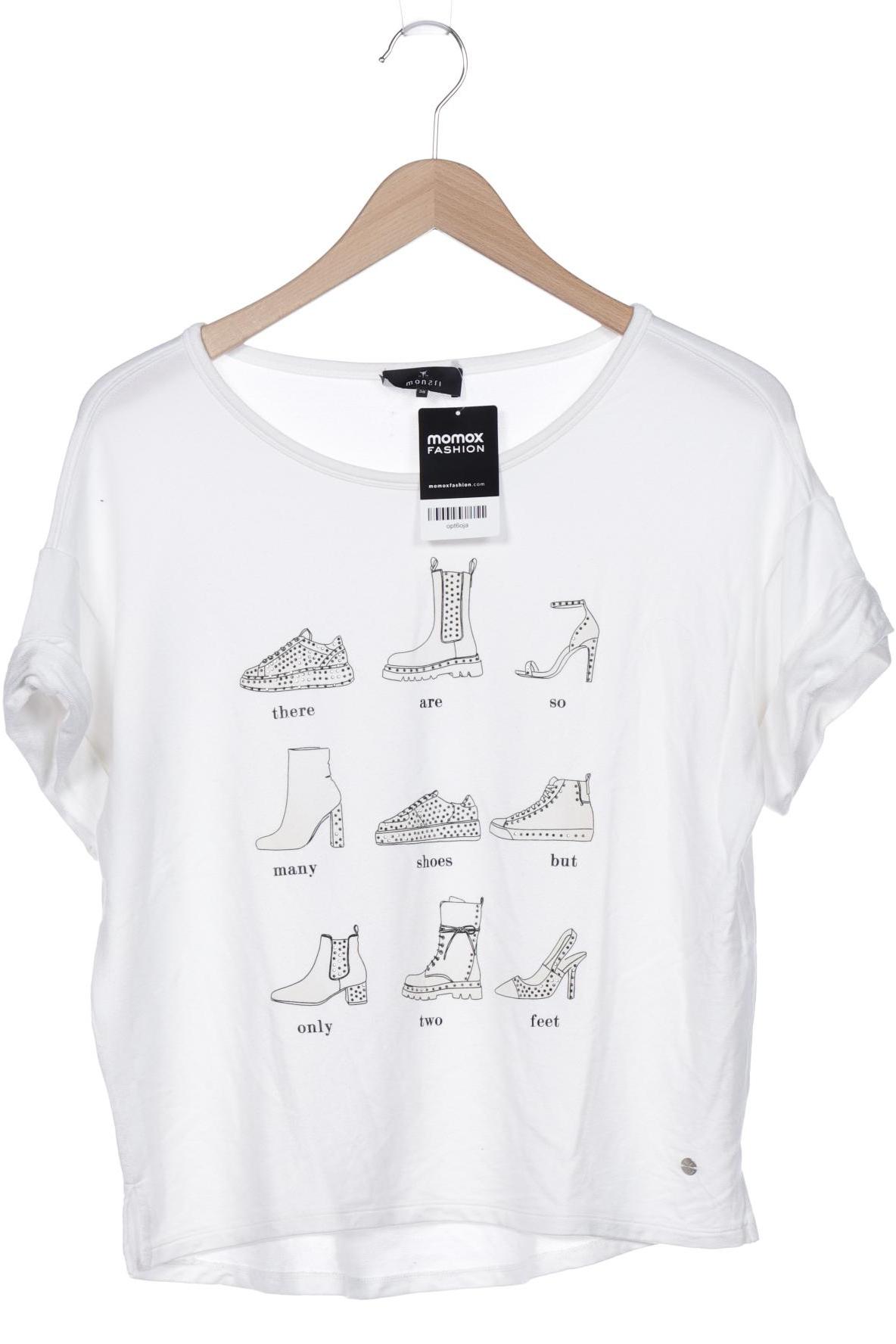 

monari Damen T-Shirt, weiß, Gr. 38