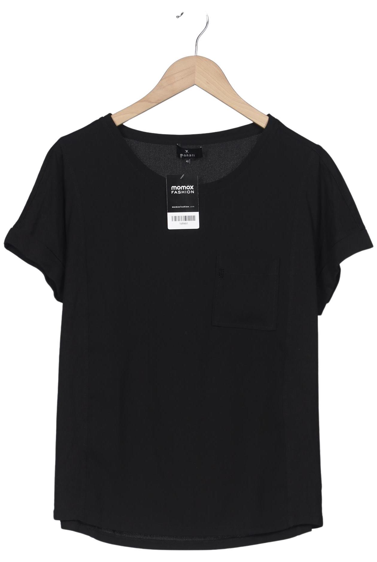 

monari Damen T-Shirt, schwarz, Gr. 42
