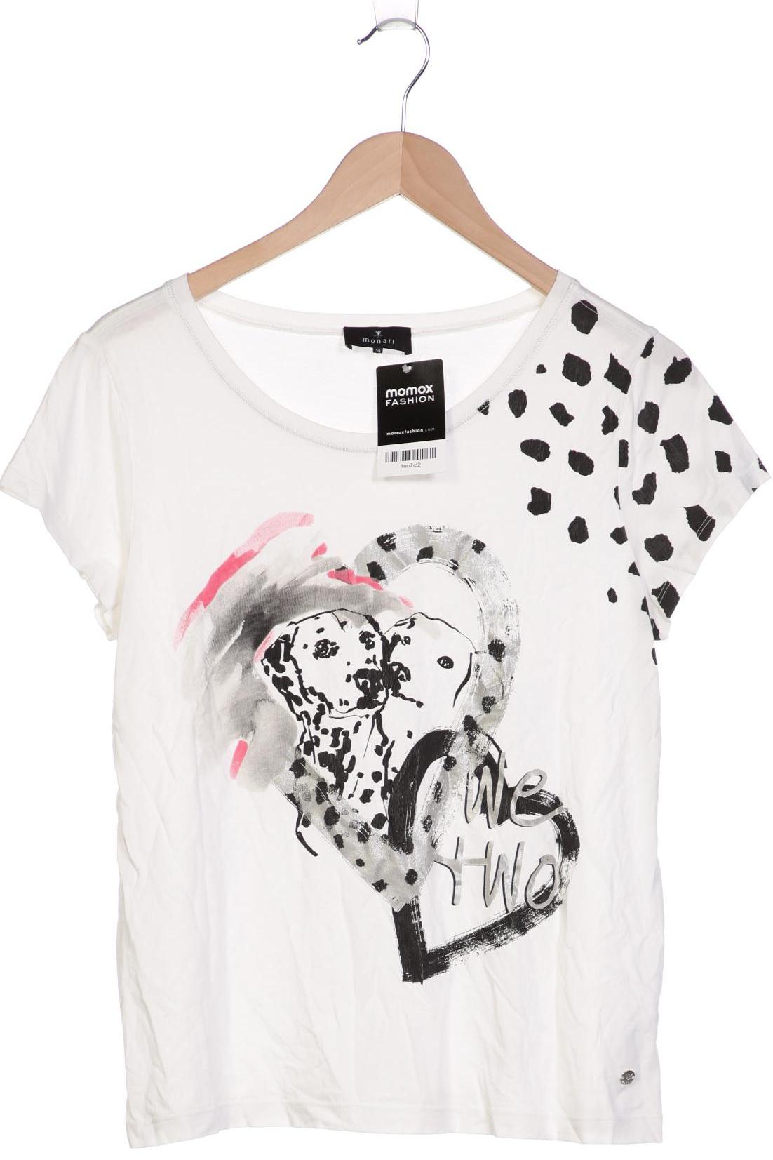 

monari Damen T-Shirt, weiß, Gr. 38
