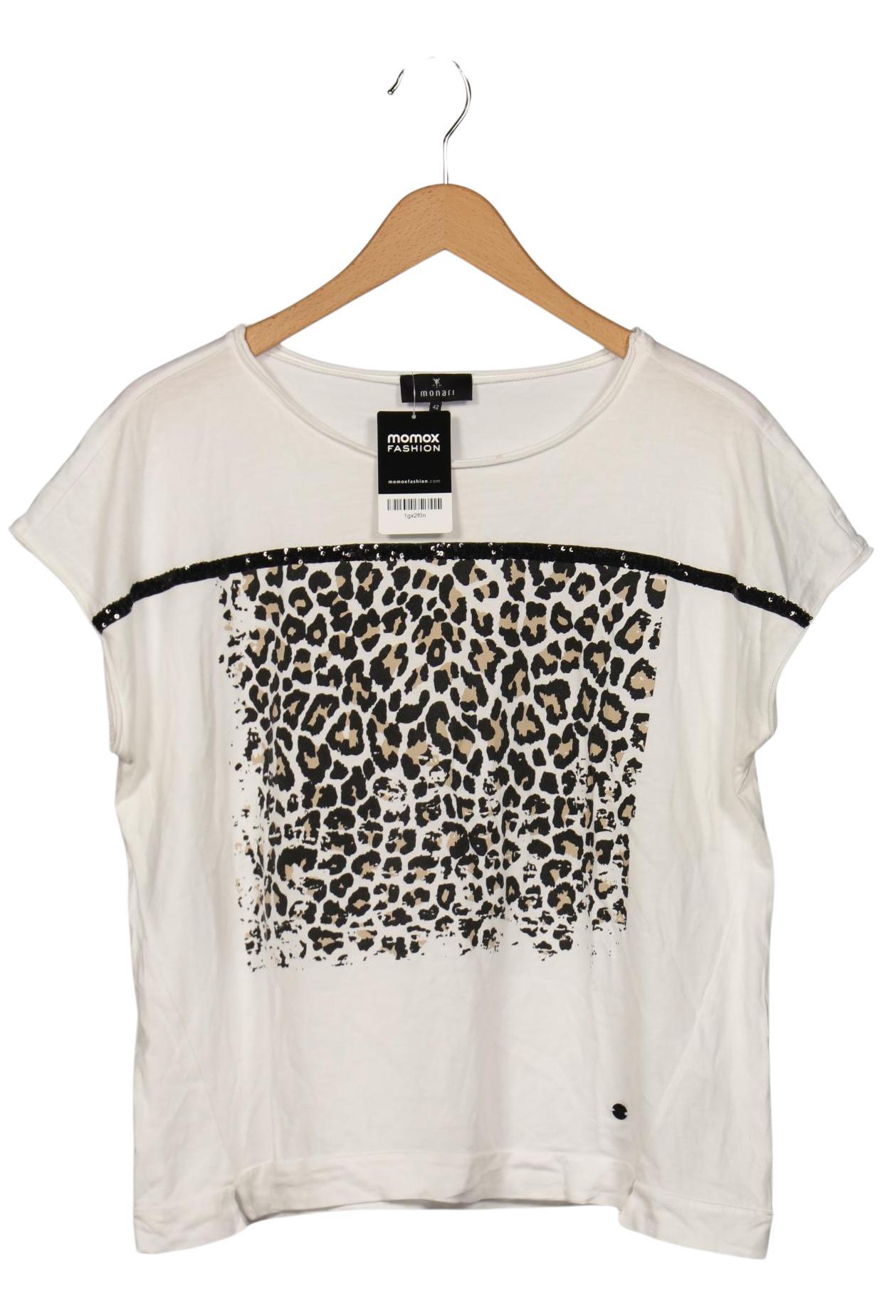 

monari Damen T-Shirt, weiß, Gr. 42