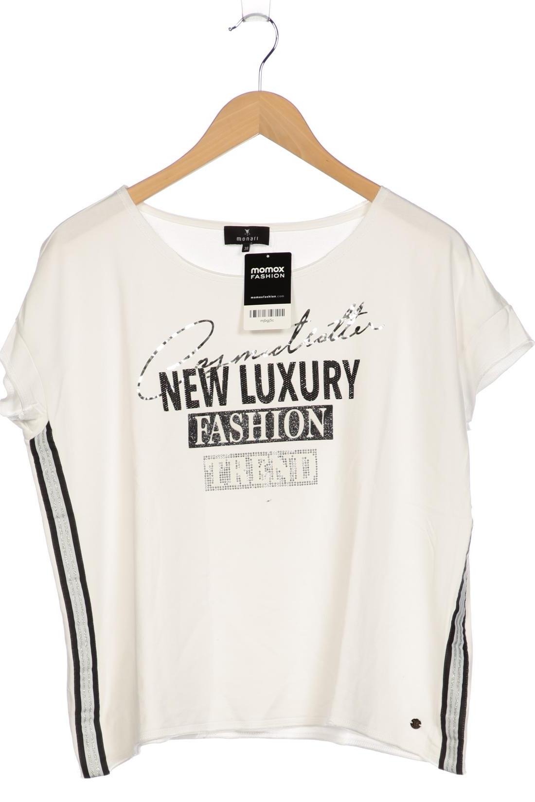 

monari Damen T-Shirt, weiß, Gr. 38