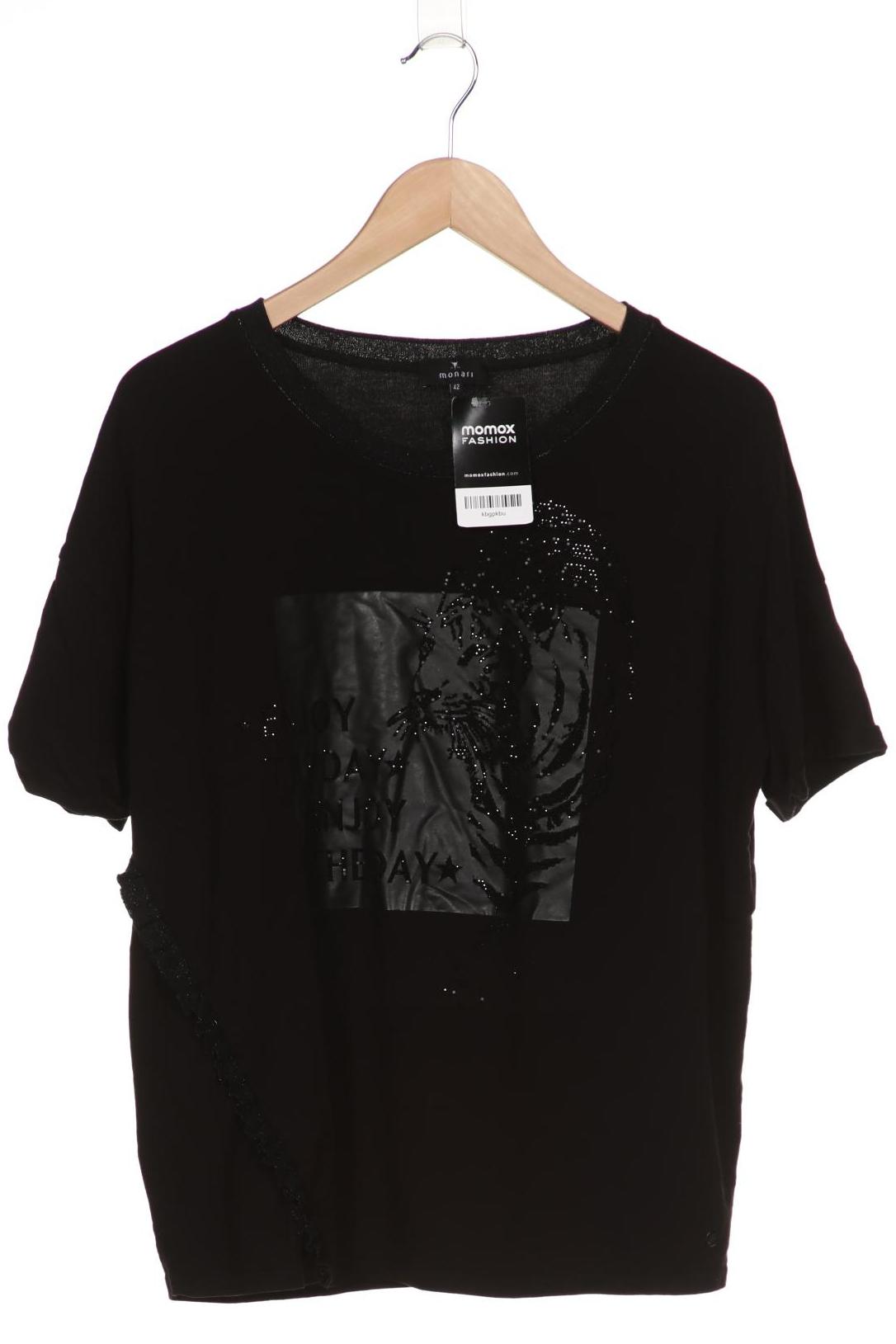 

monari Damen T-Shirt, schwarz
