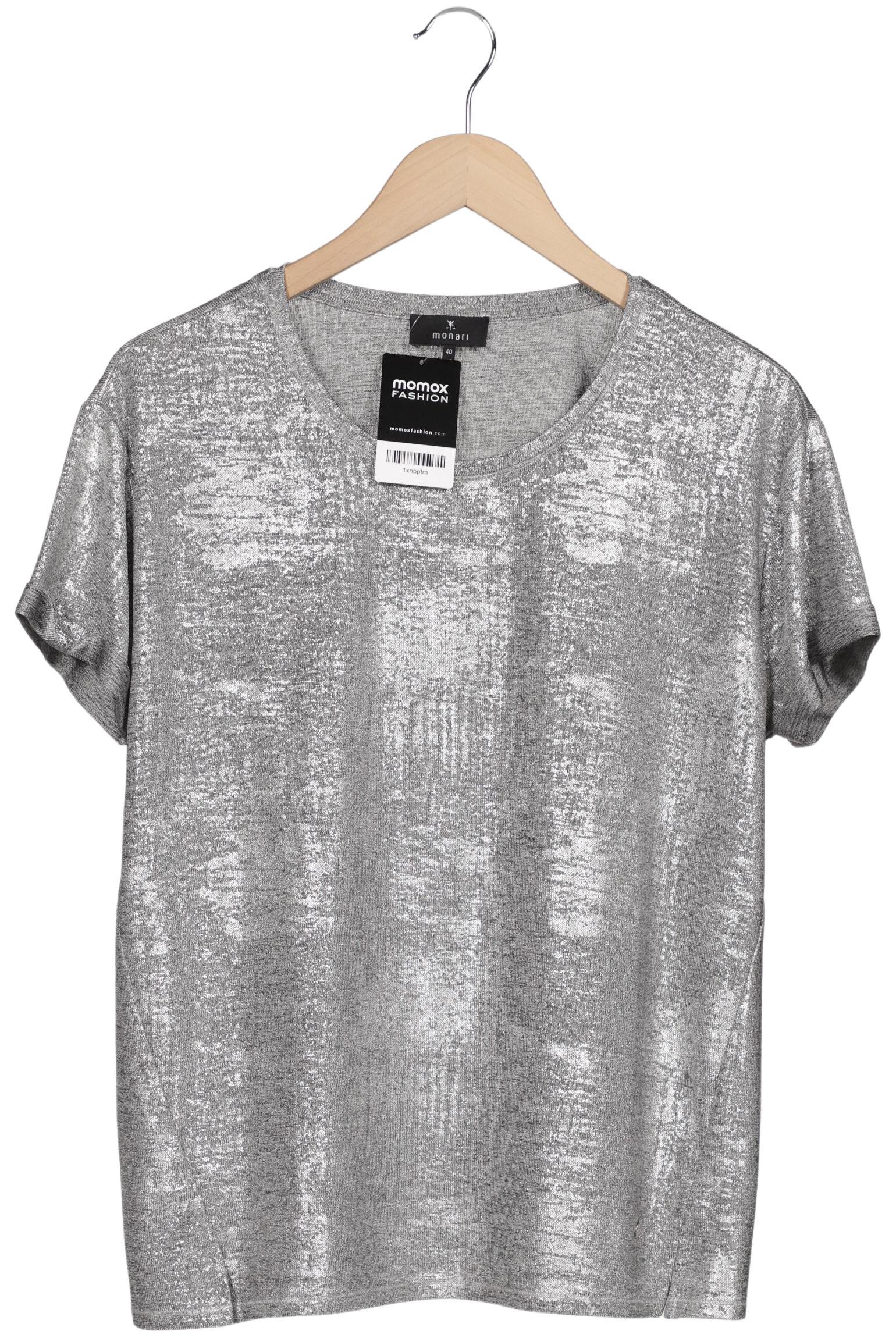 

monari Damen T-Shirt, silber, Gr. 40