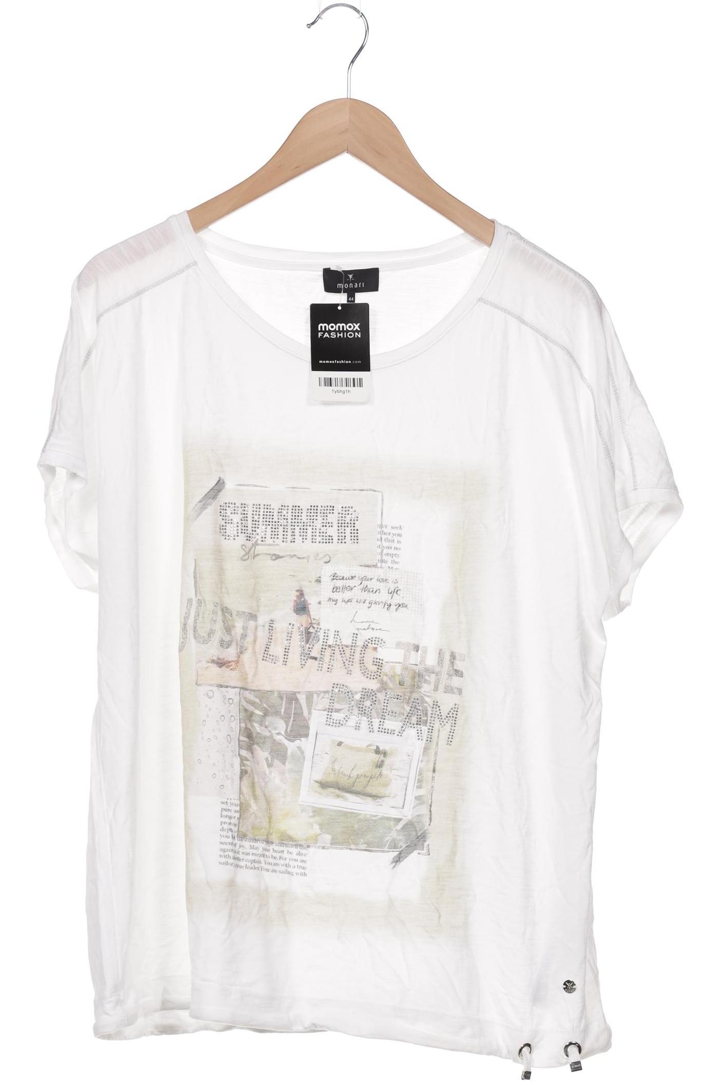 

monari Damen T-Shirt, weiß, Gr. 44