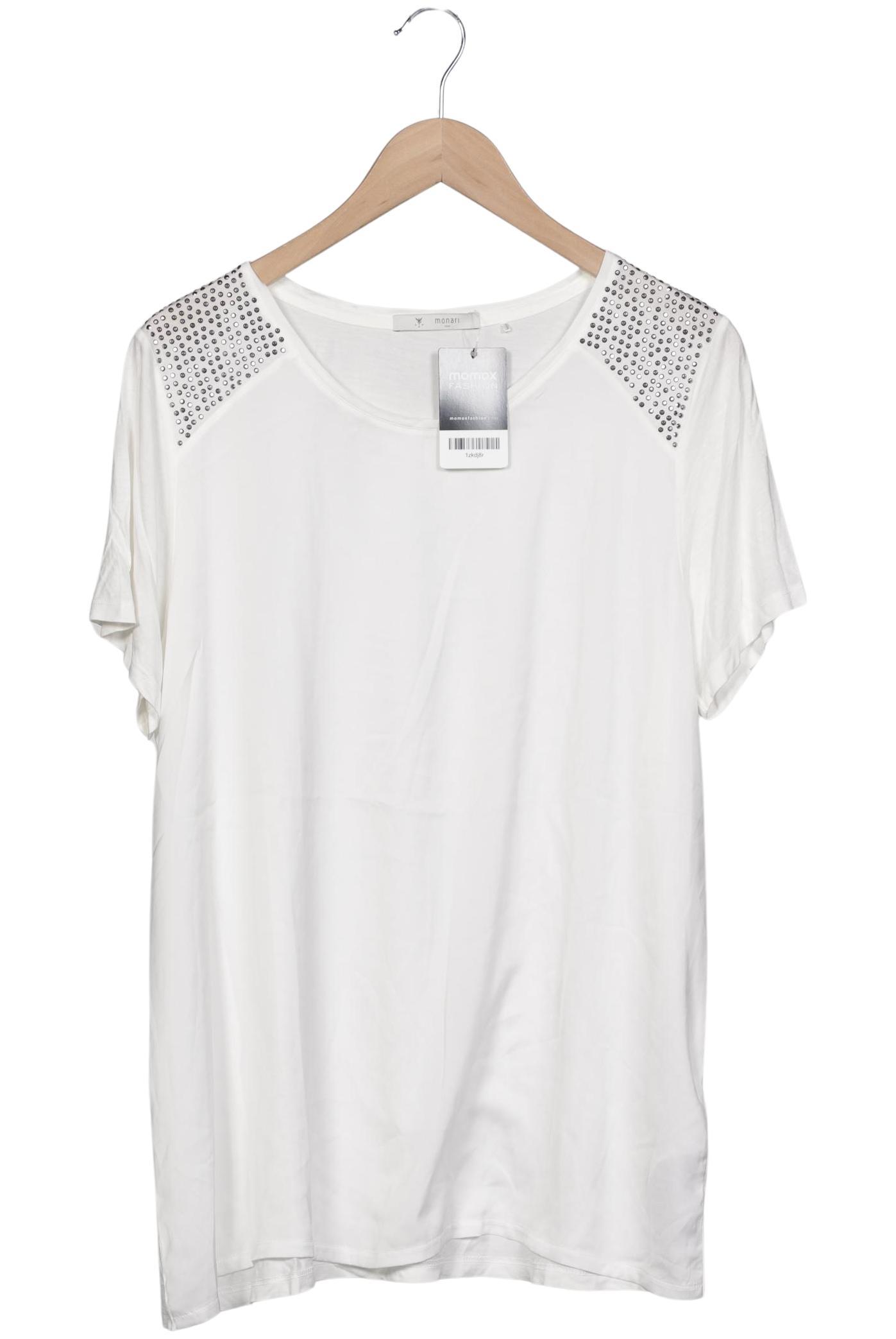 

monari Damen T-Shirt, weiß, Gr. 46