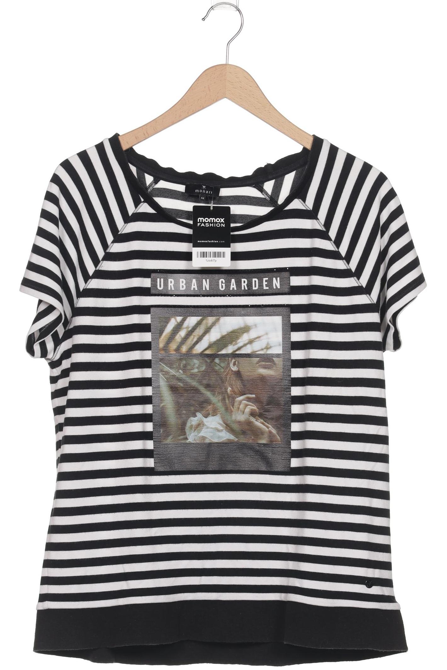 

monari Damen T-Shirt, schwarz, Gr. 44