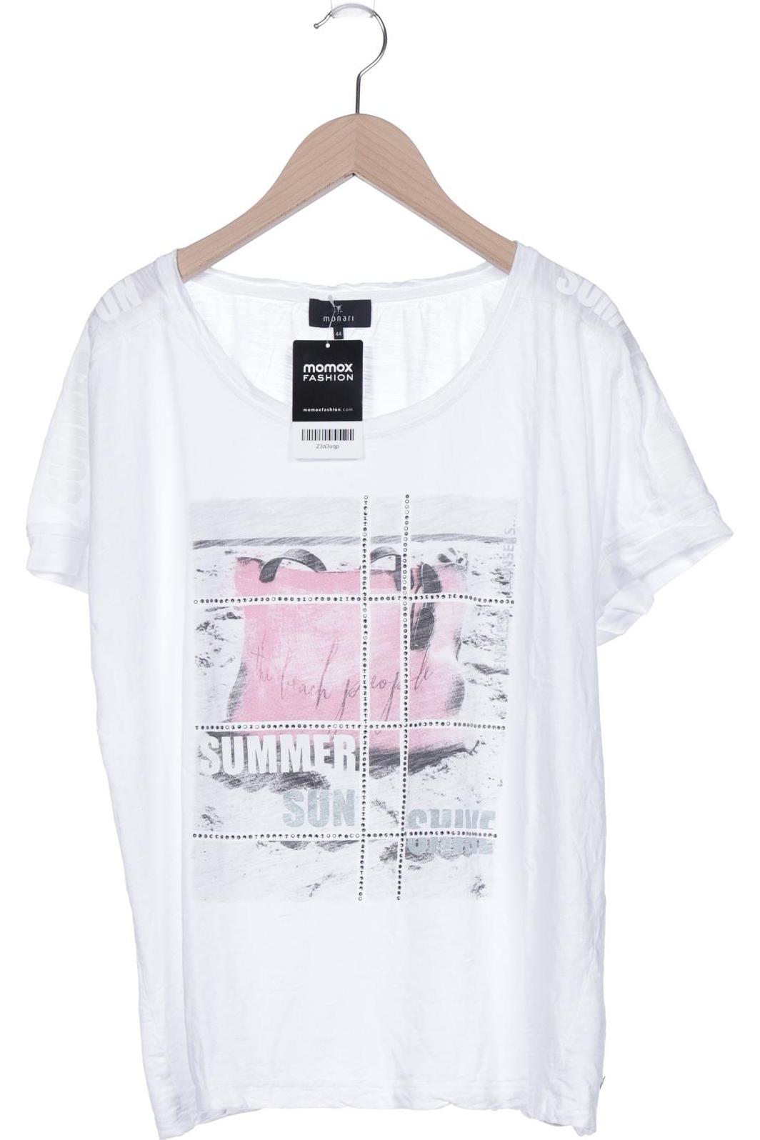 

monari Damen T-Shirt, weiß, Gr. 44
