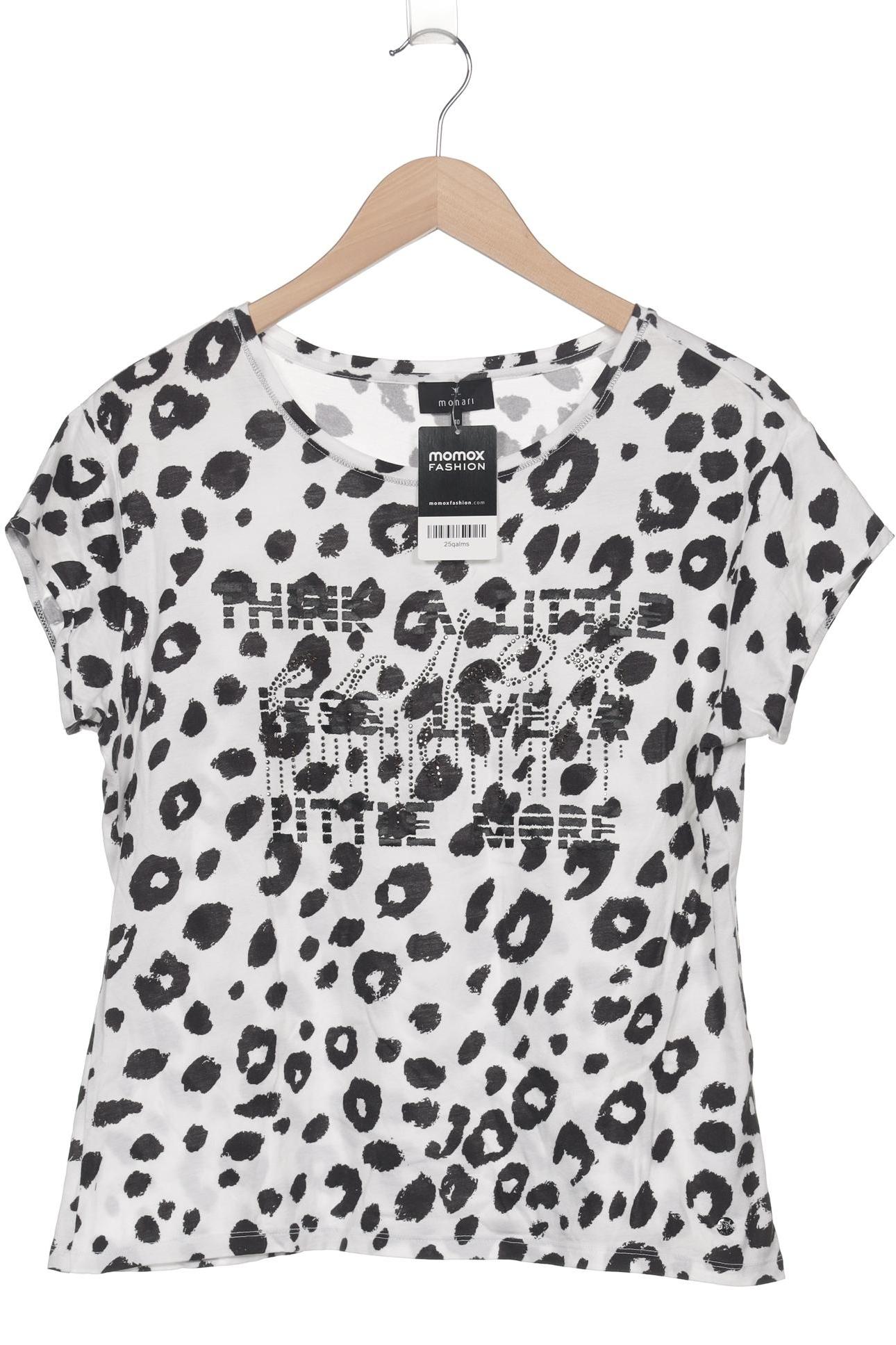 

monari Damen T-Shirt, schwarz, Gr. 40