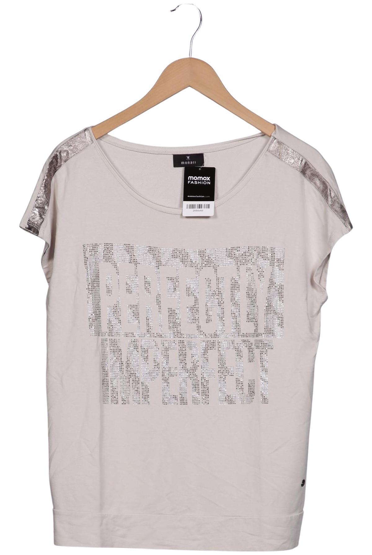 

monari Damen T-Shirt, beige, Gr. 38