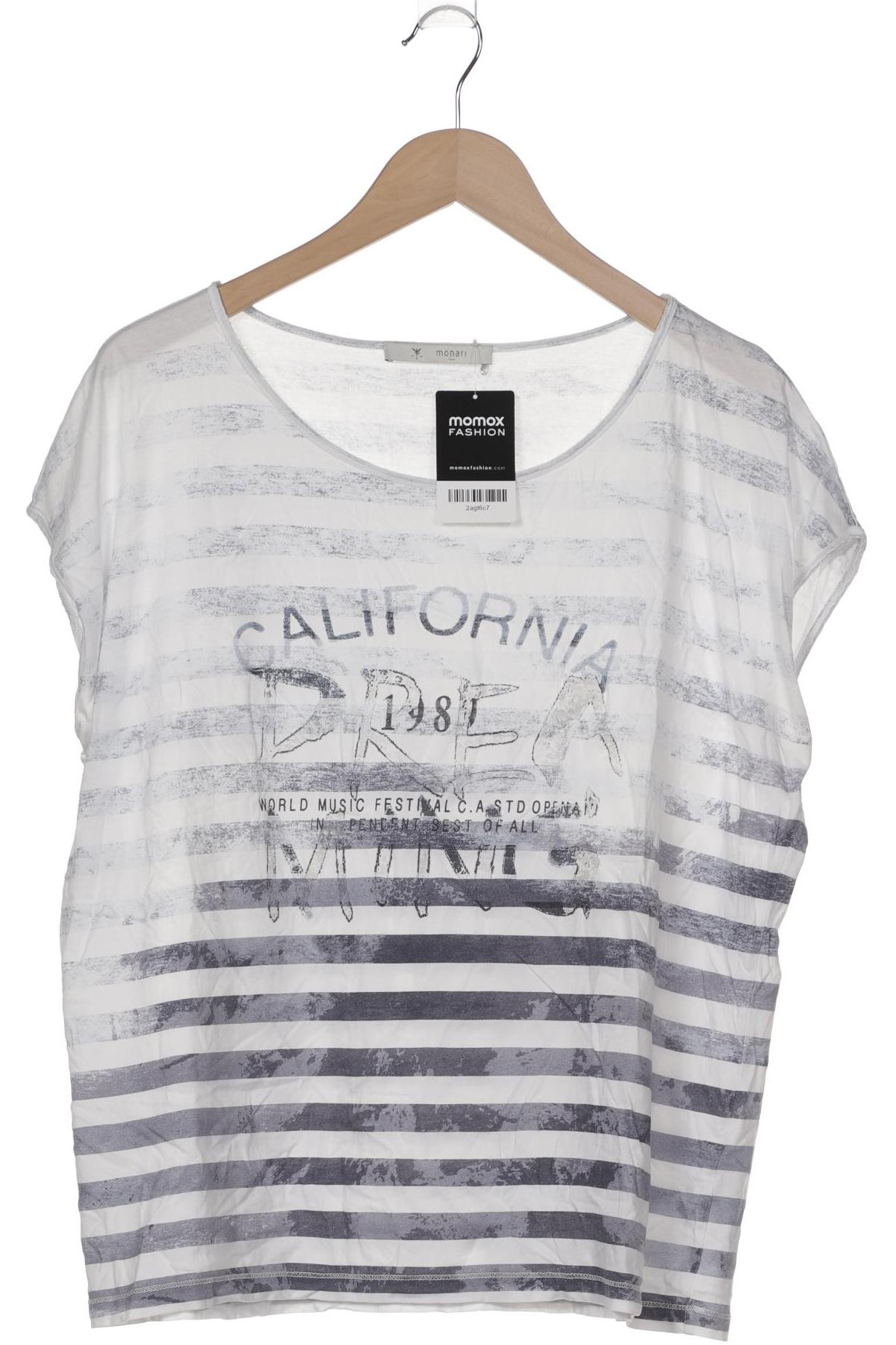 

monari Damen T-Shirt, weiß, Gr. 44
