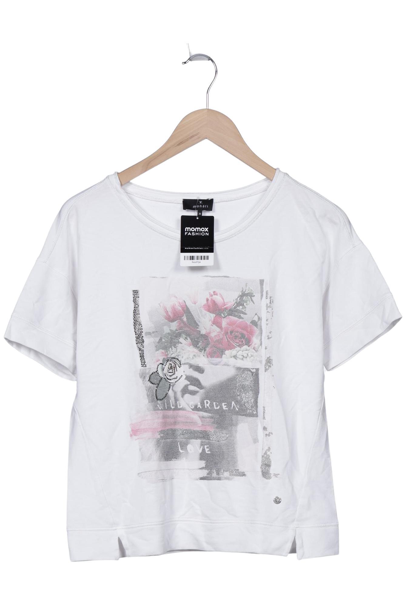 

monari Damen T-Shirt, weiß, Gr. 36