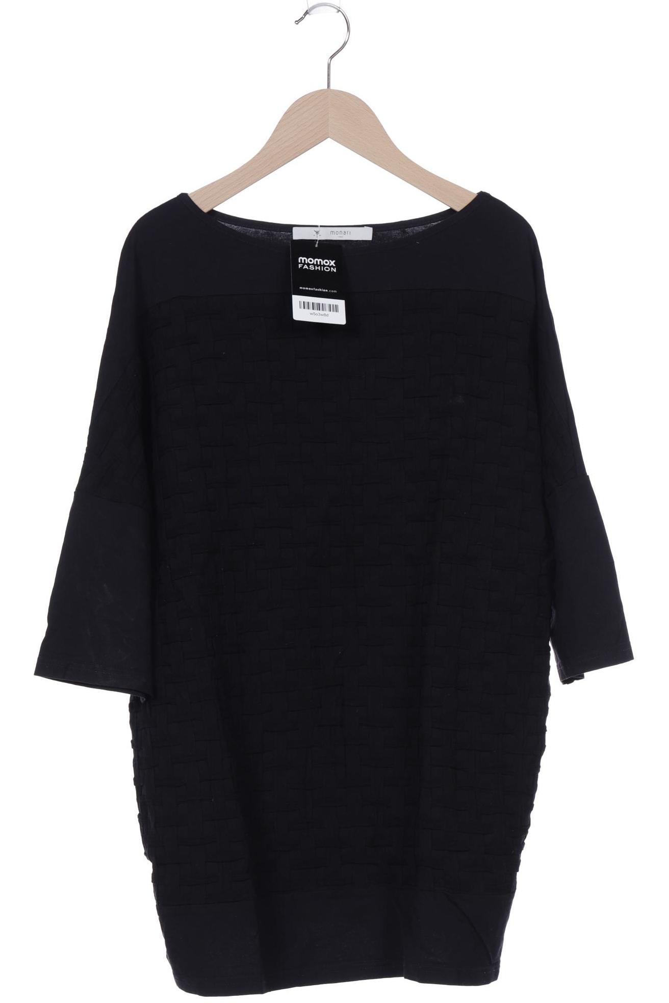 

monari Damen T-Shirt, schwarz, Gr. 48
