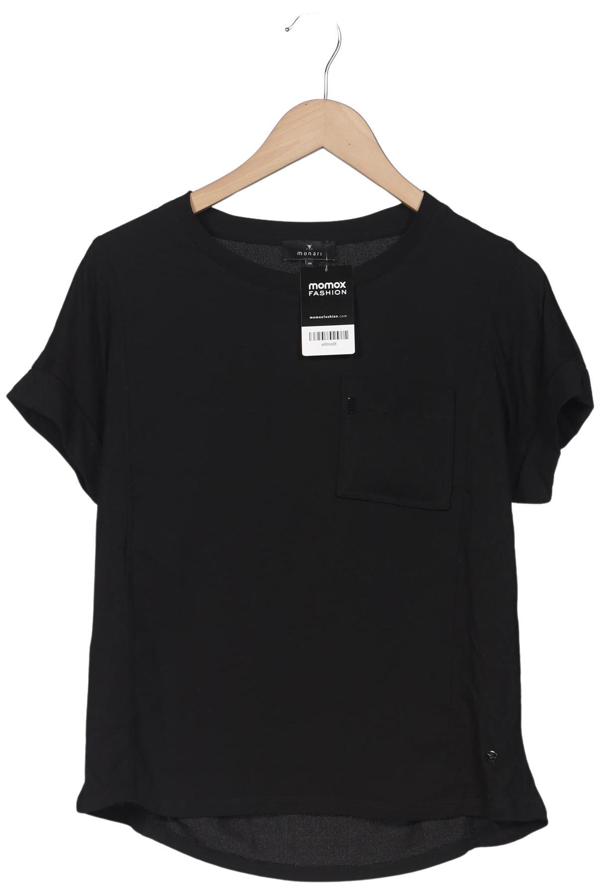 

monari Damen T-Shirt, schwarz, Gr. 38