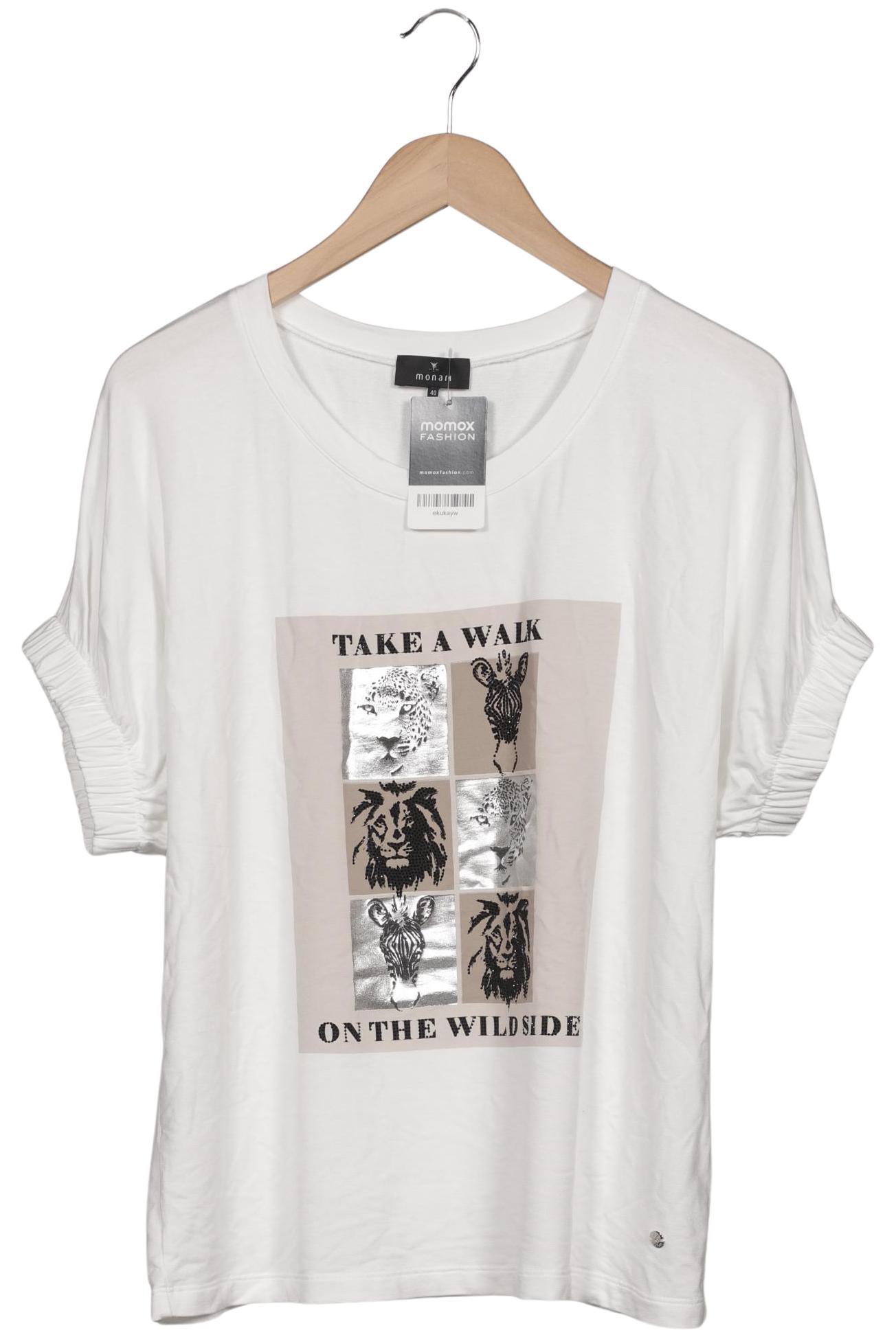 

monari Damen T-Shirt, weiß, Gr. 40