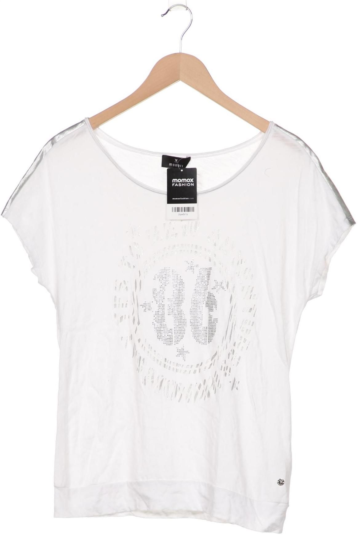 

monari Damen T-Shirt, weiß