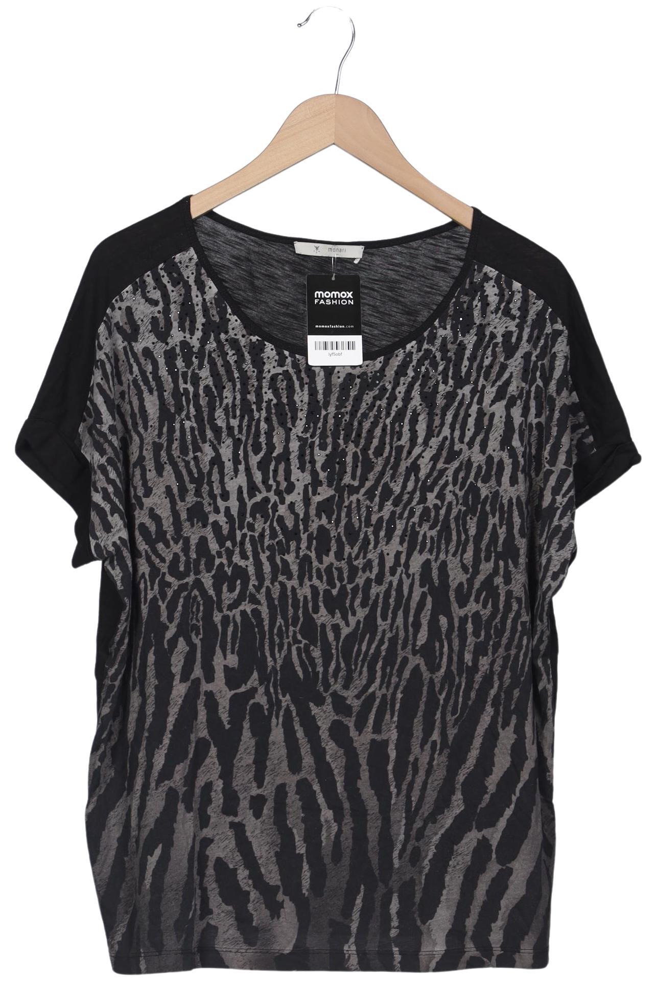 

monari Damen T-Shirt, schwarz, Gr. 46