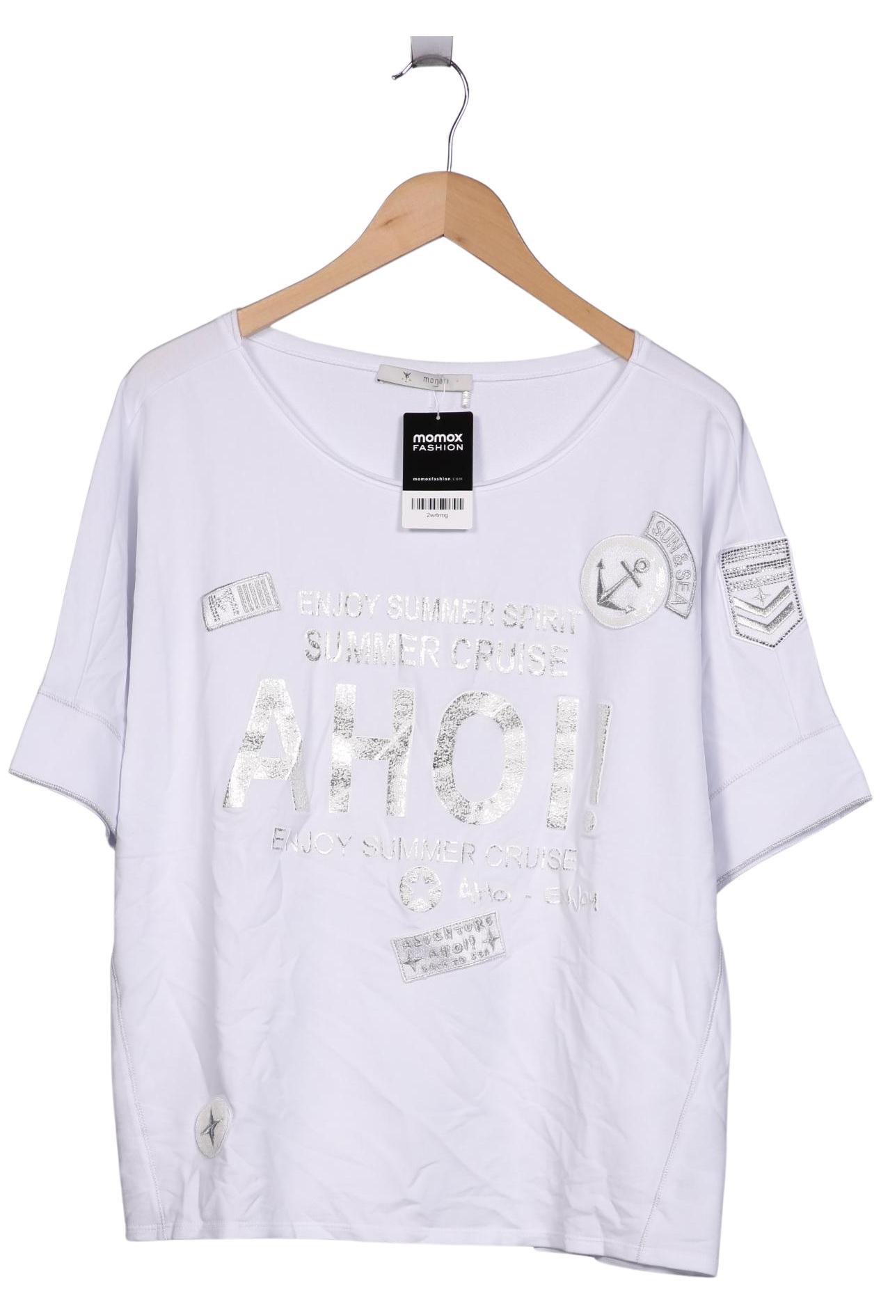 

monari Damen T-Shirt, weiß, Gr. 42