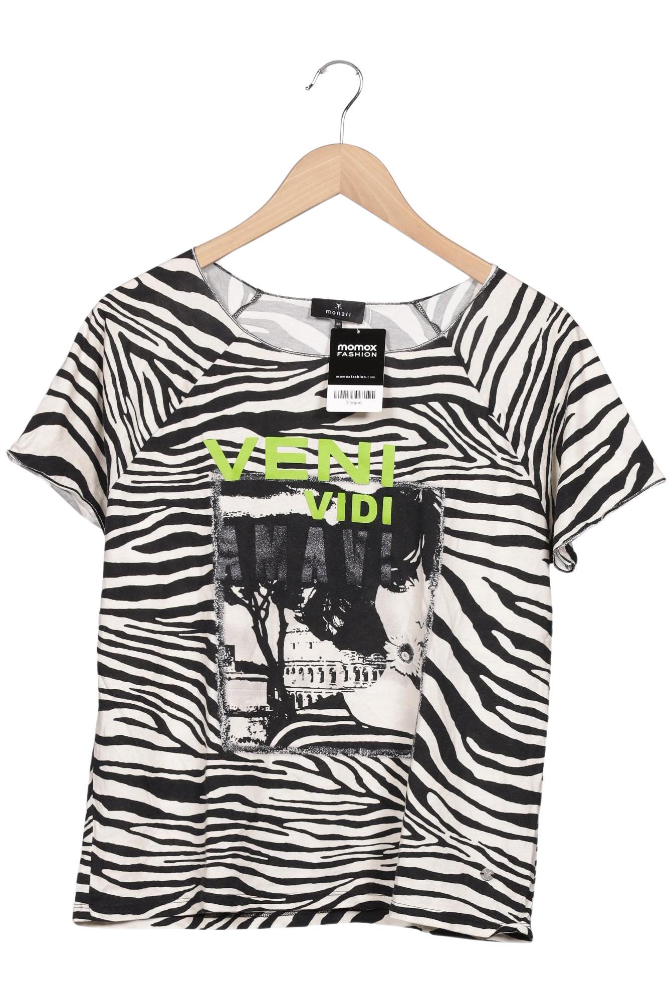 

monari Damen T-Shirt, schwarz, Gr. 38