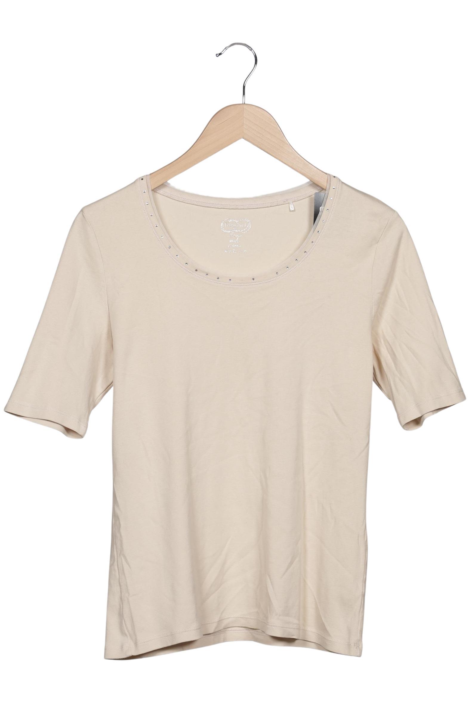 

monari Damen T-Shirt, beige, Gr. 38