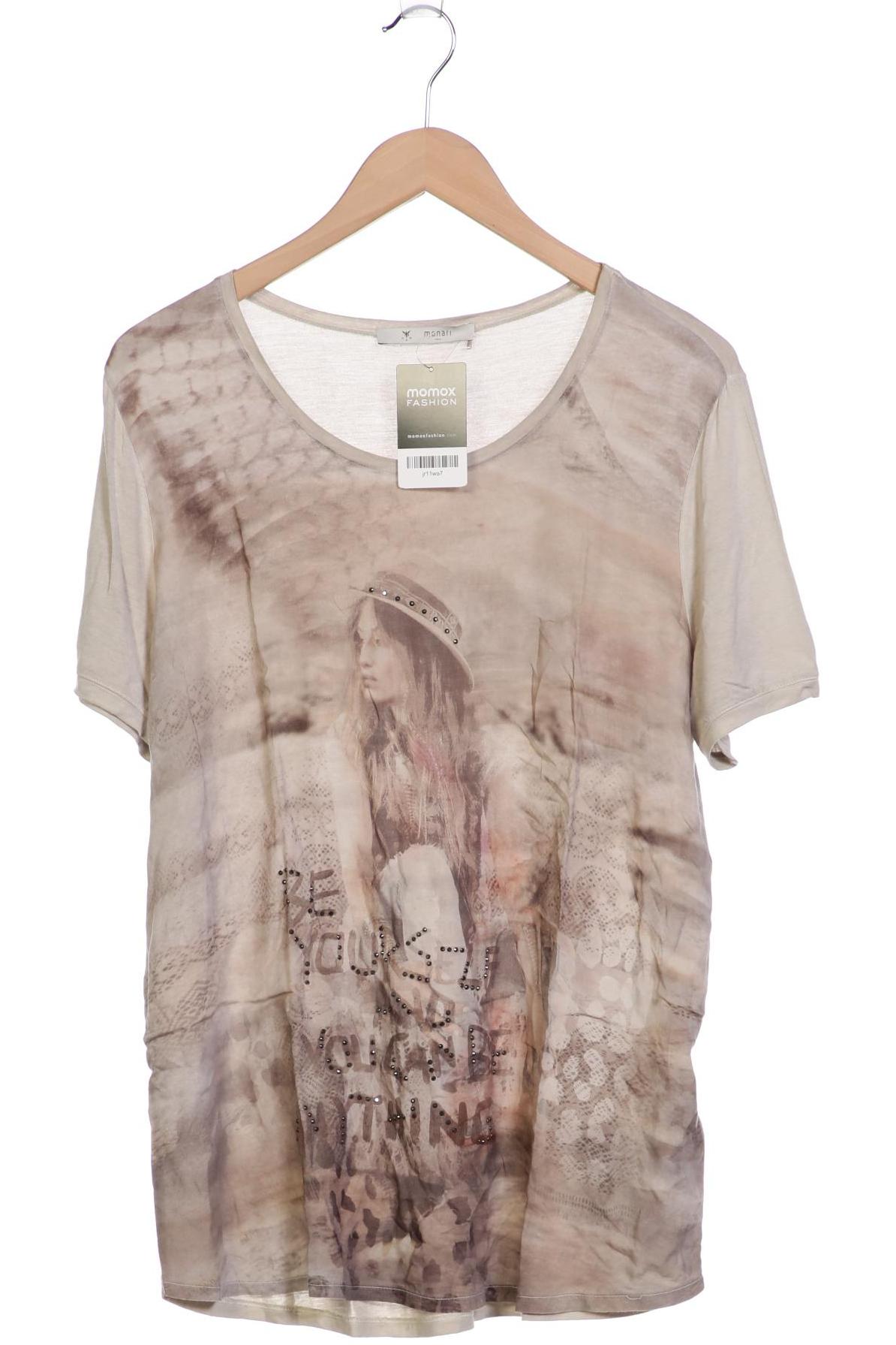 

monari Damen T-Shirt, beige, Gr. 44