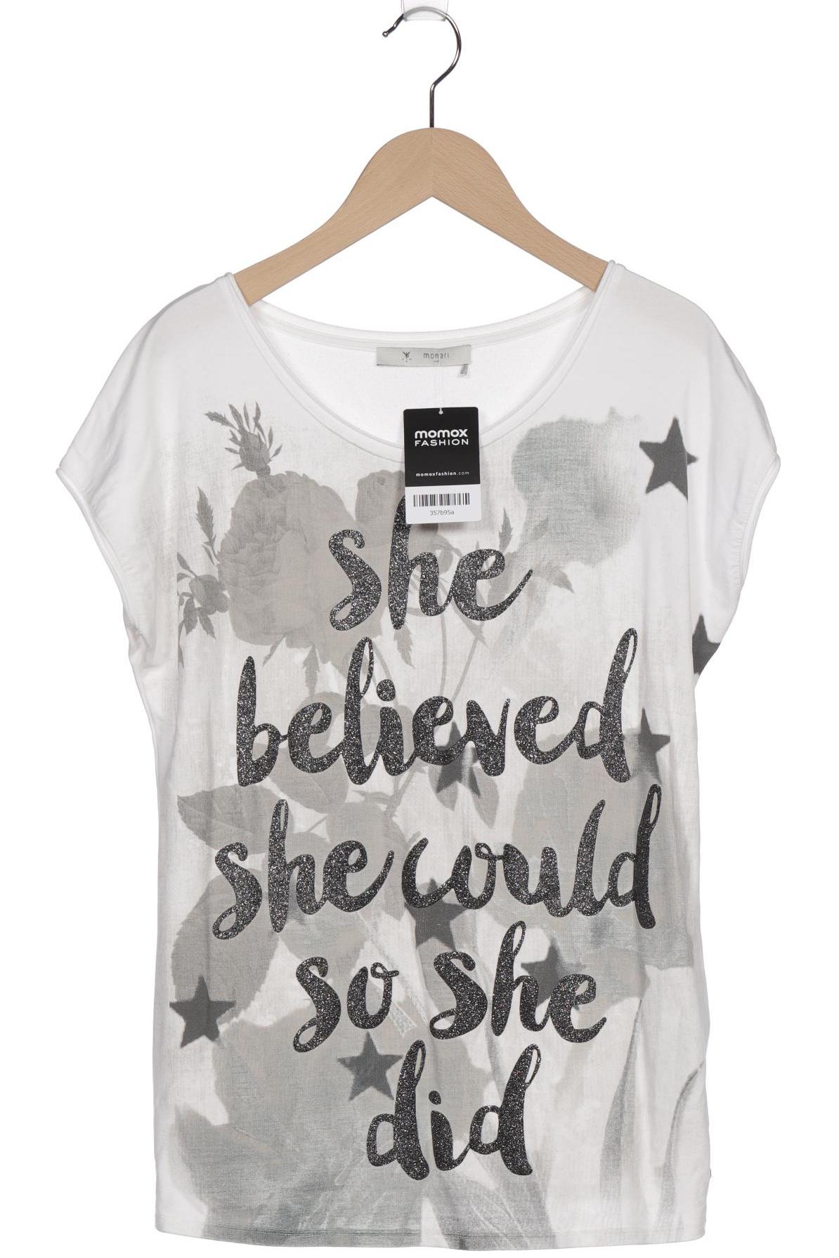 

monari Damen T-Shirt, weiß, Gr. 34