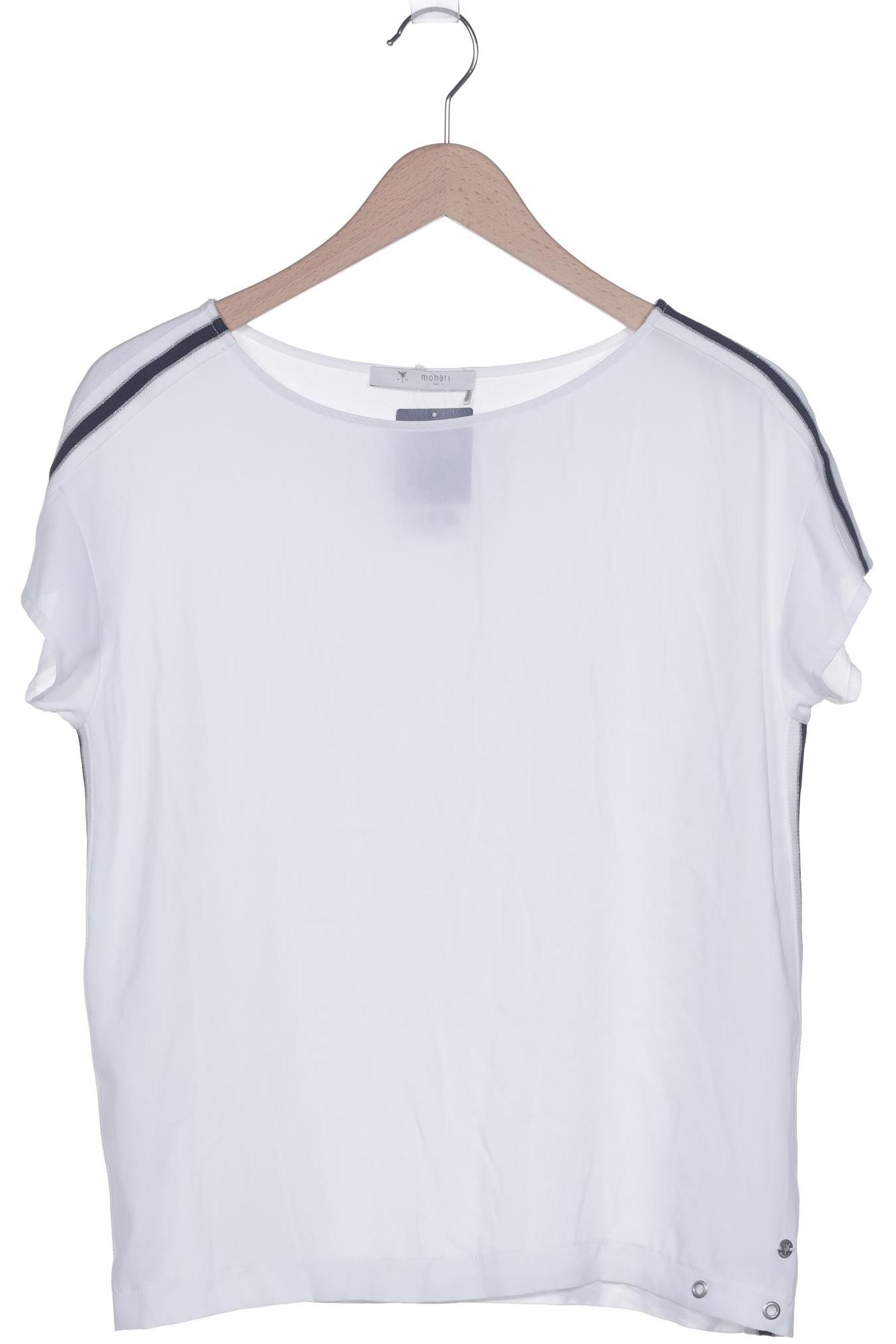 

monari Damen T-Shirt, weiß