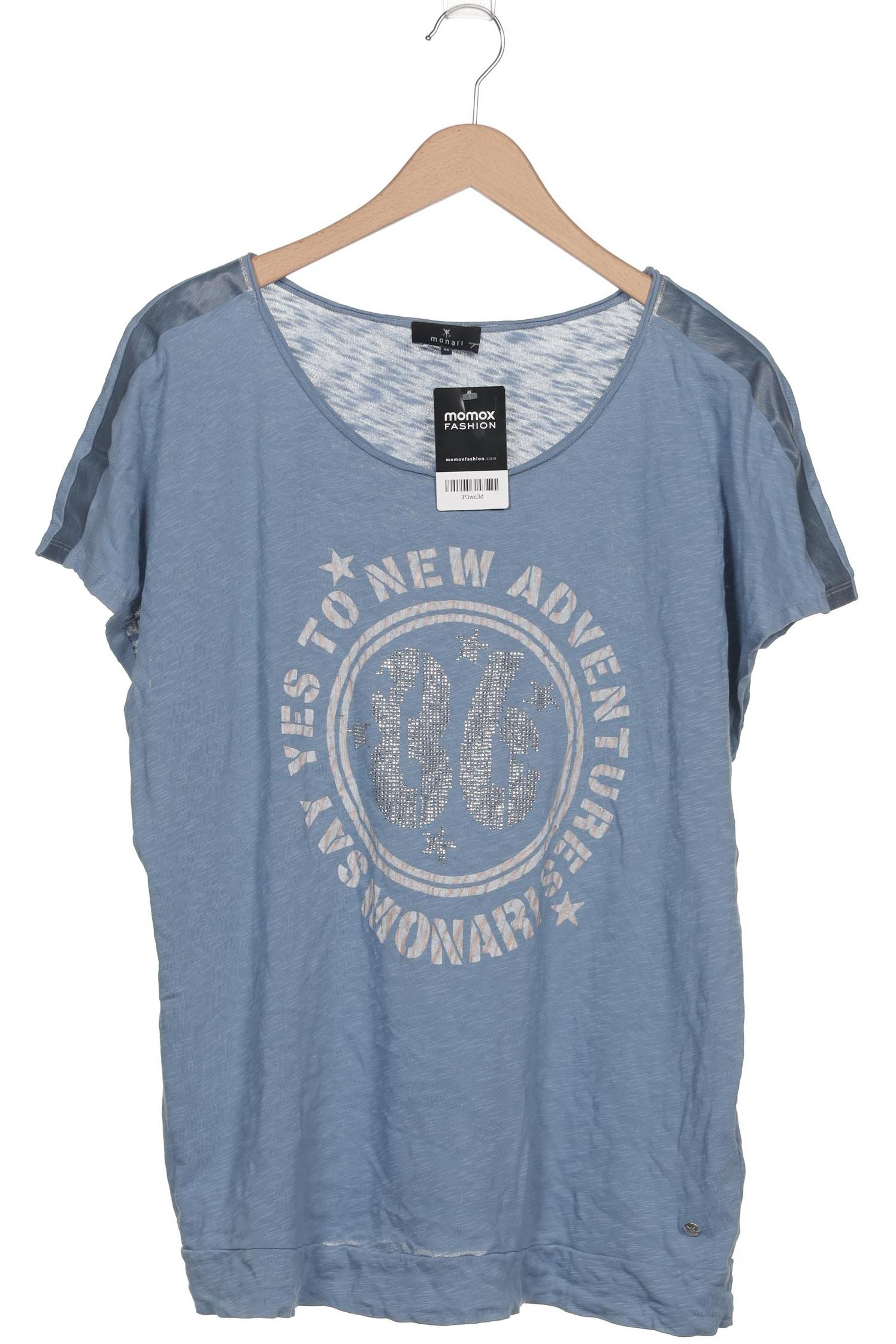 

monari Damen T-Shirt, blau, Gr. 46