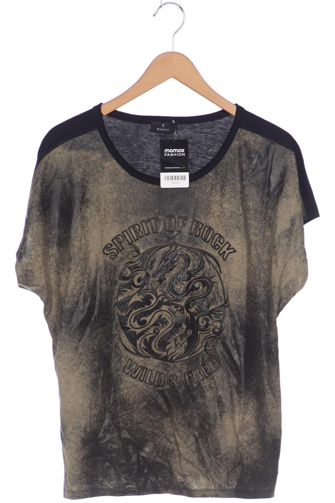 

monari Damen T-Shirt, beige, Gr. 42