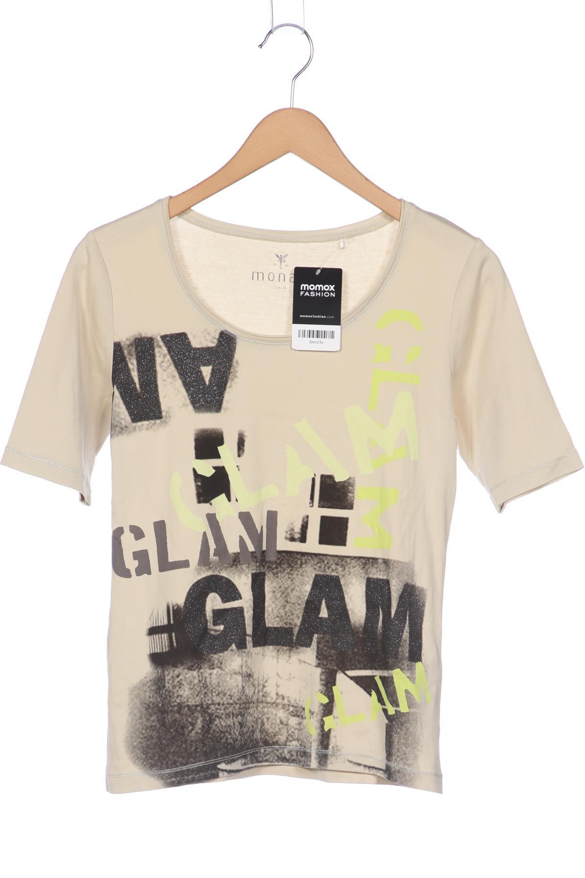 

monari Damen T-Shirt, beige, Gr. 38