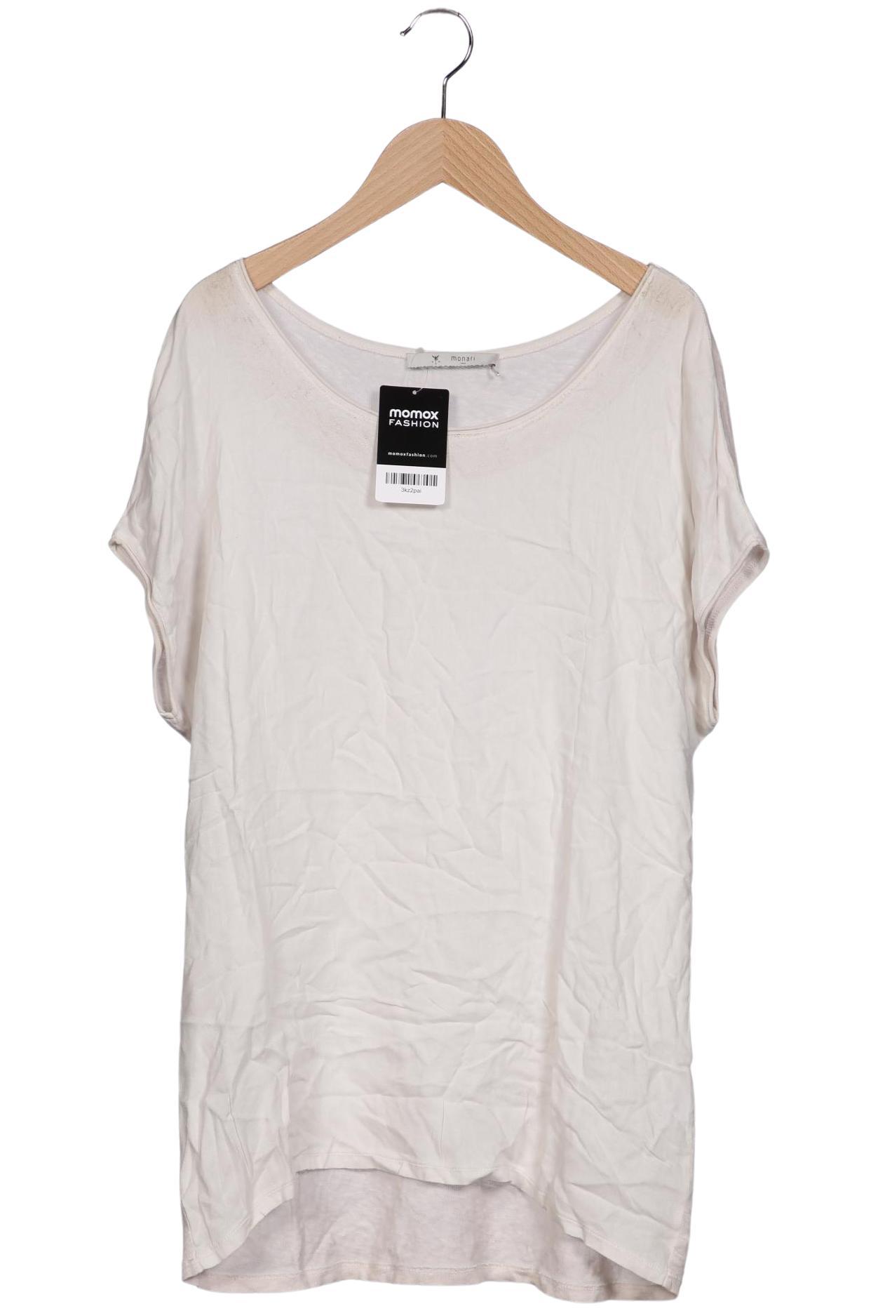 

monari Damen T-Shirt, cremeweiß, Gr. 40