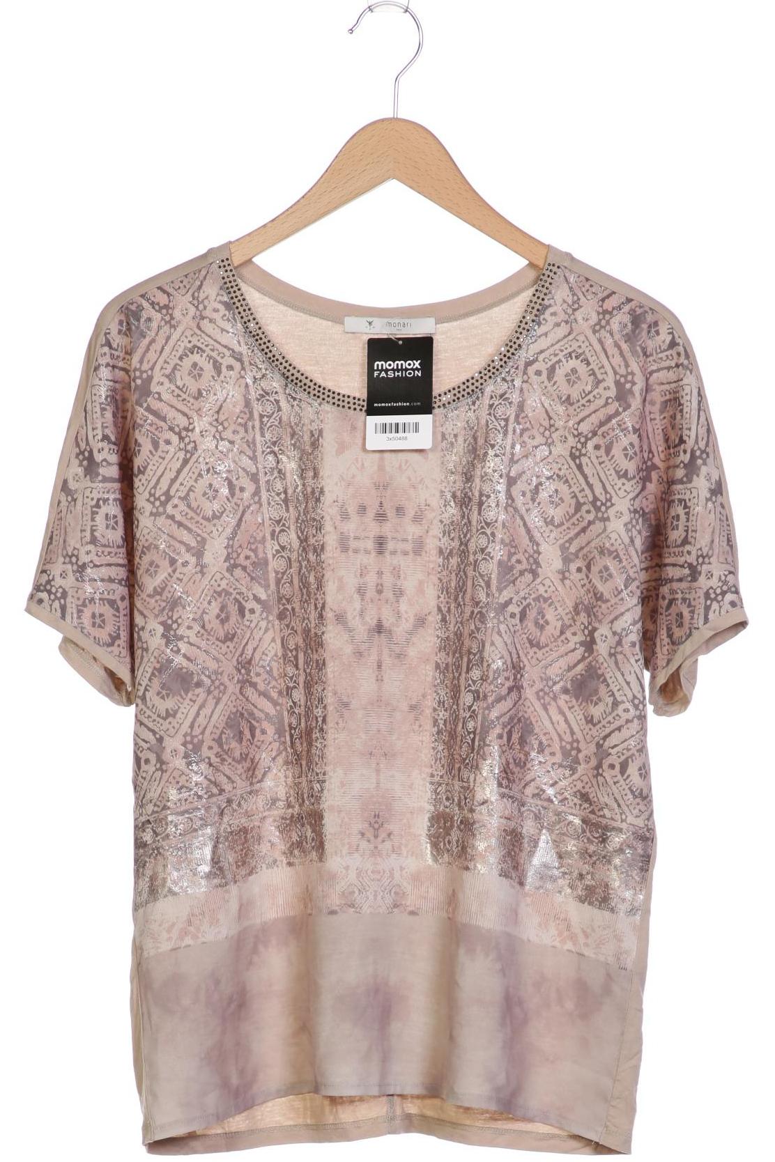 

monari Damen T-Shirt, beige, Gr. 40