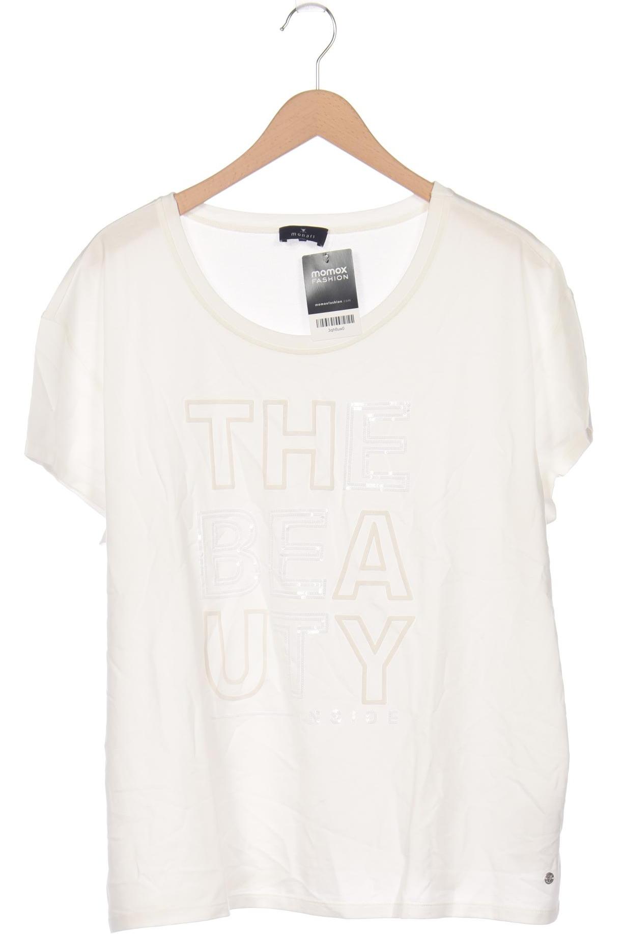

monari Damen T-Shirt, weiß, Gr. 46