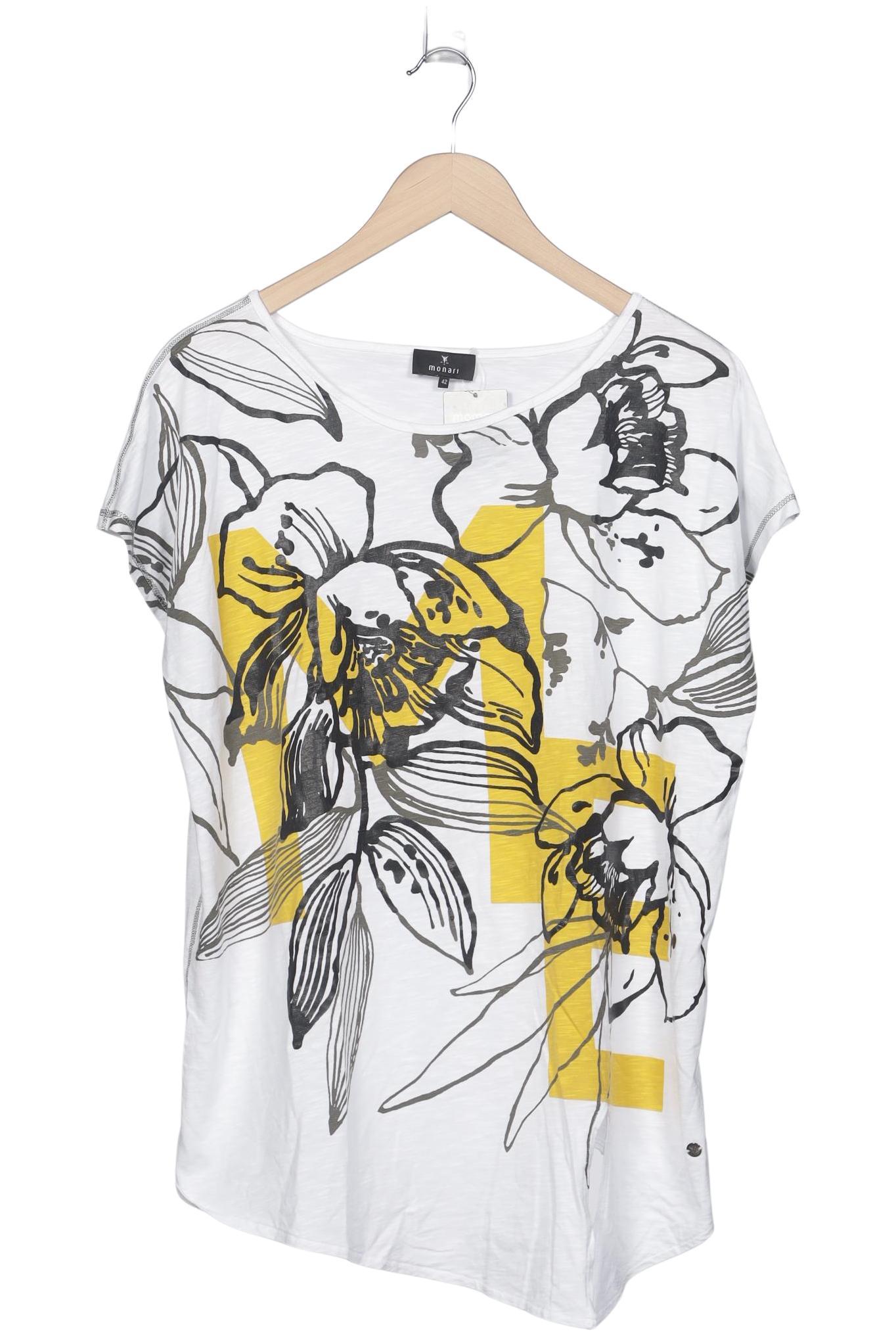 

monari Damen T-Shirt, weiß, Gr. 42