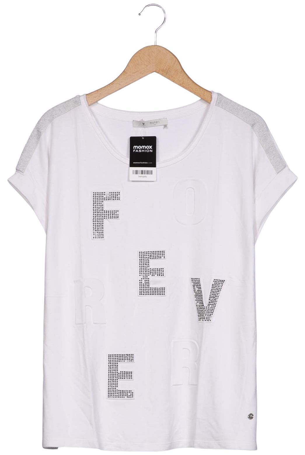 

monari Damen T-Shirt, weiß, Gr. 46