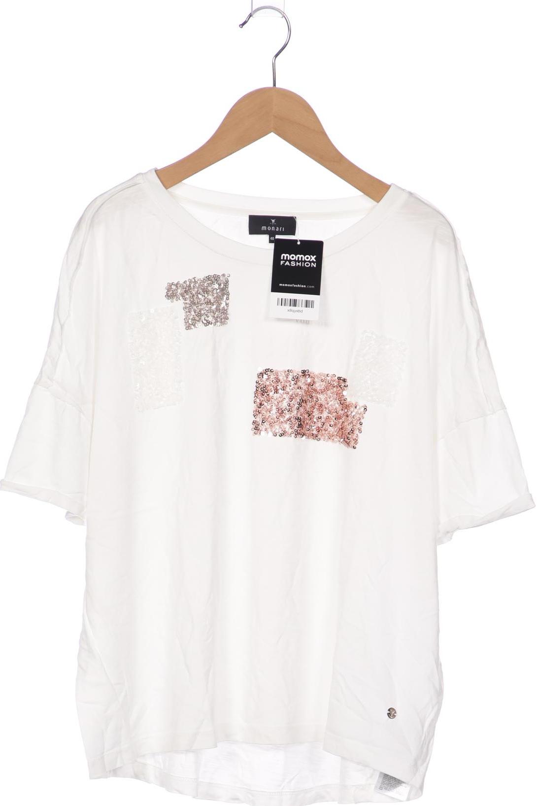 

monari Damen T-Shirt, weiß, Gr. 40
