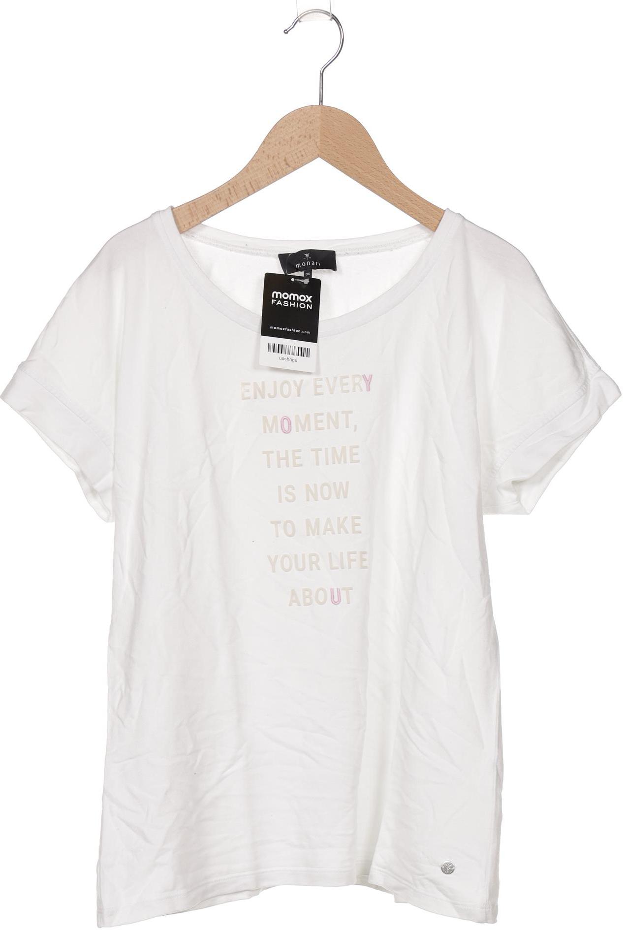 

monari Damen T-Shirt, weiß, Gr. 36