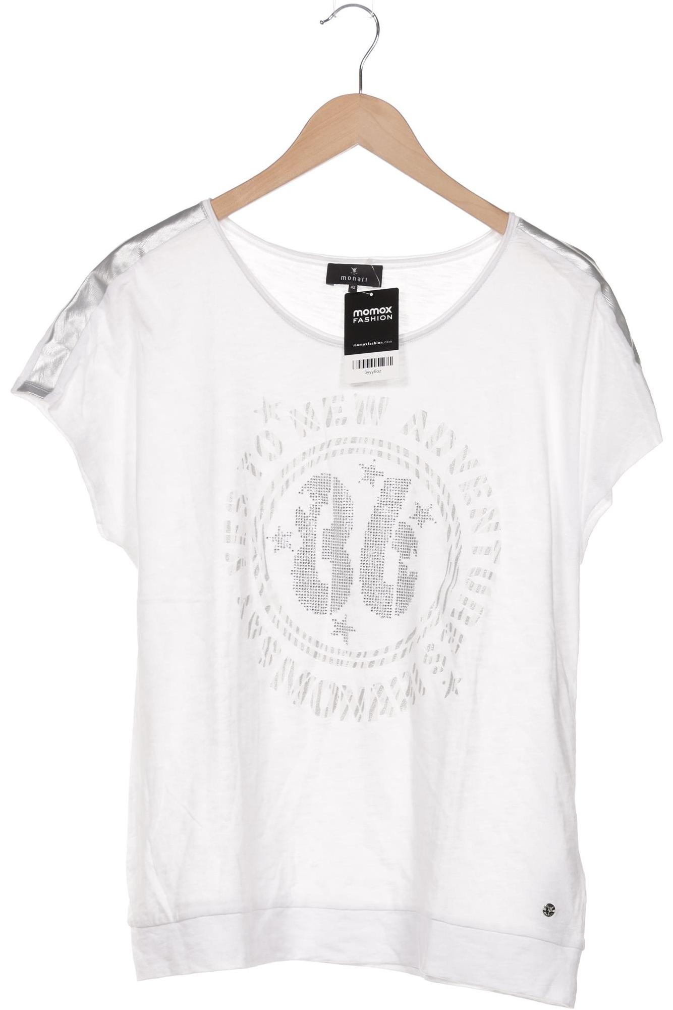 

monari Damen T-Shirt, weiß, Gr. 42