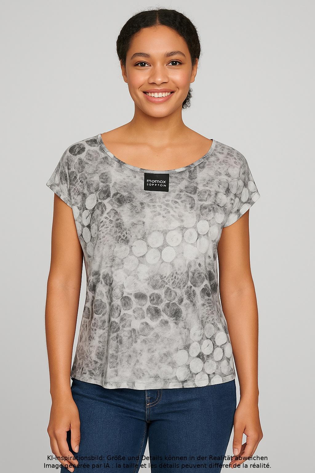 

monari Damen T-Shirt, mehrfarbig, Gr. 38